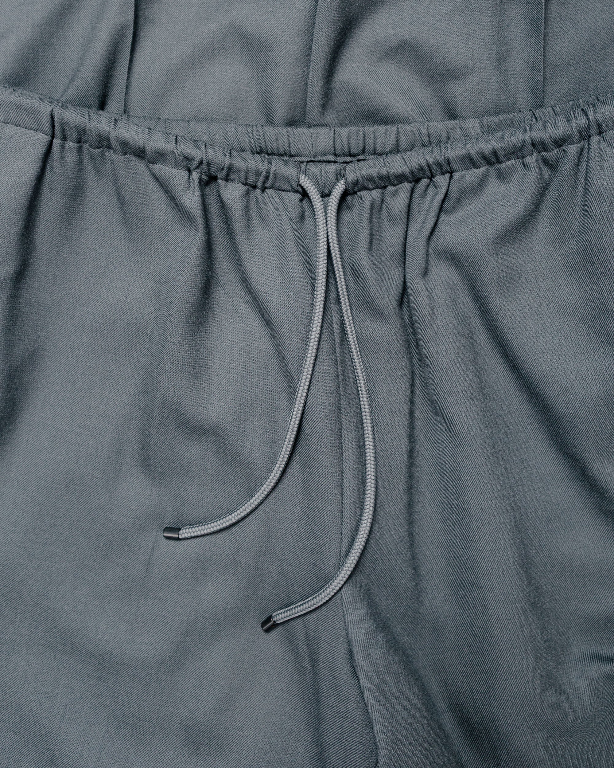 MARKAWARE Pajamas Pants 2/80 Organic Wool Viyella Forest Grey - Image 5