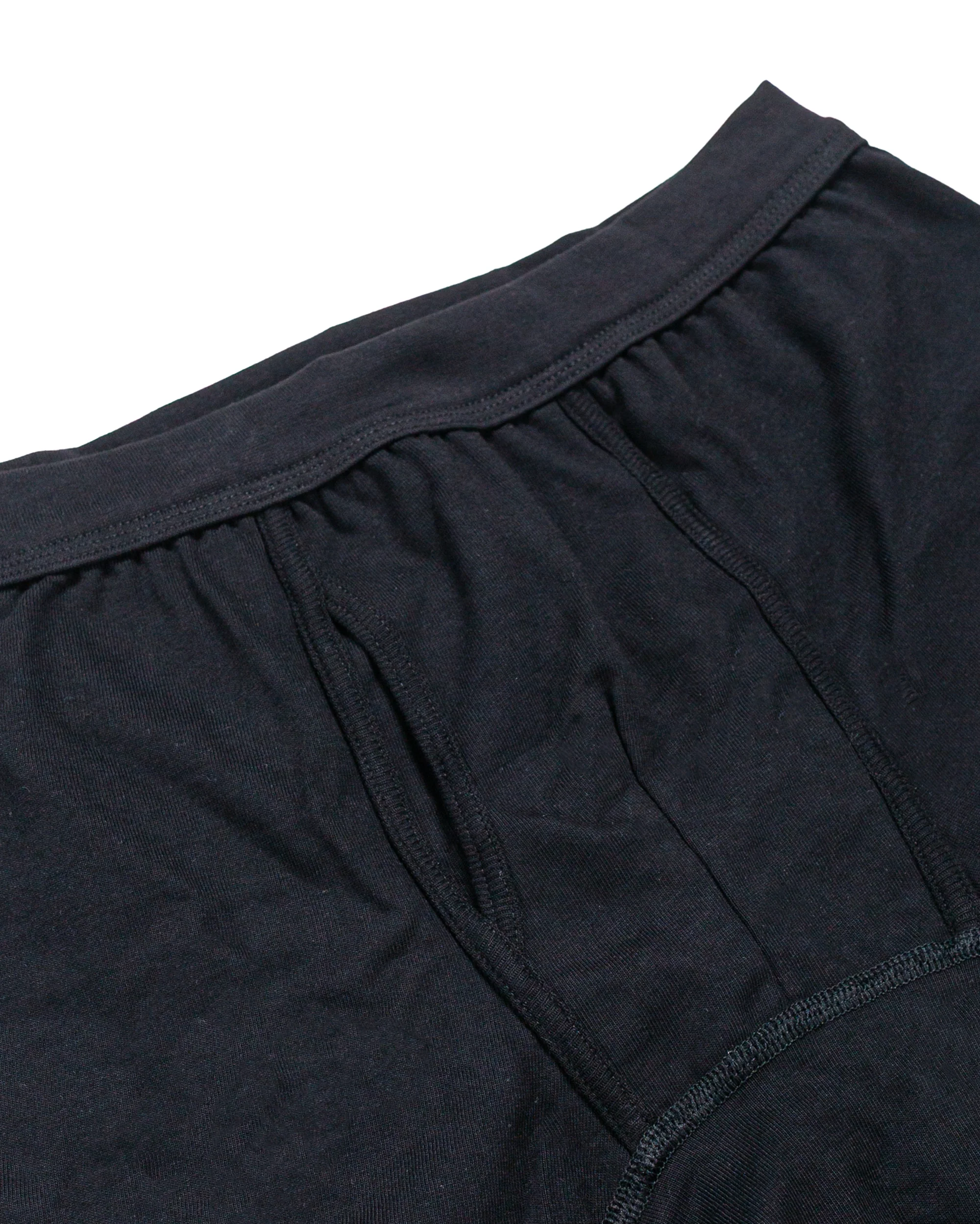 Merz B. Schwanen 254 Loopwheel Boxer Brief Deep Black - Image 2