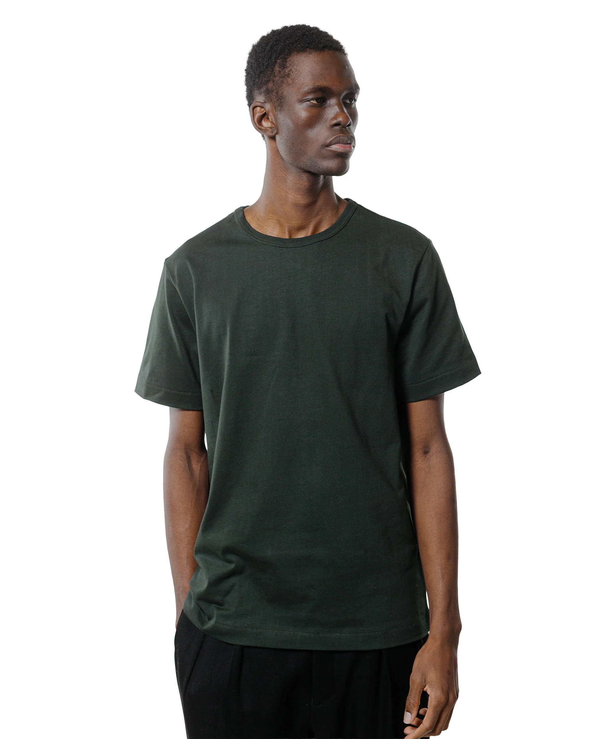 Merz B. Schwanen 2M15 Vintage Machine Refined T-Shirt Forest - Image 2