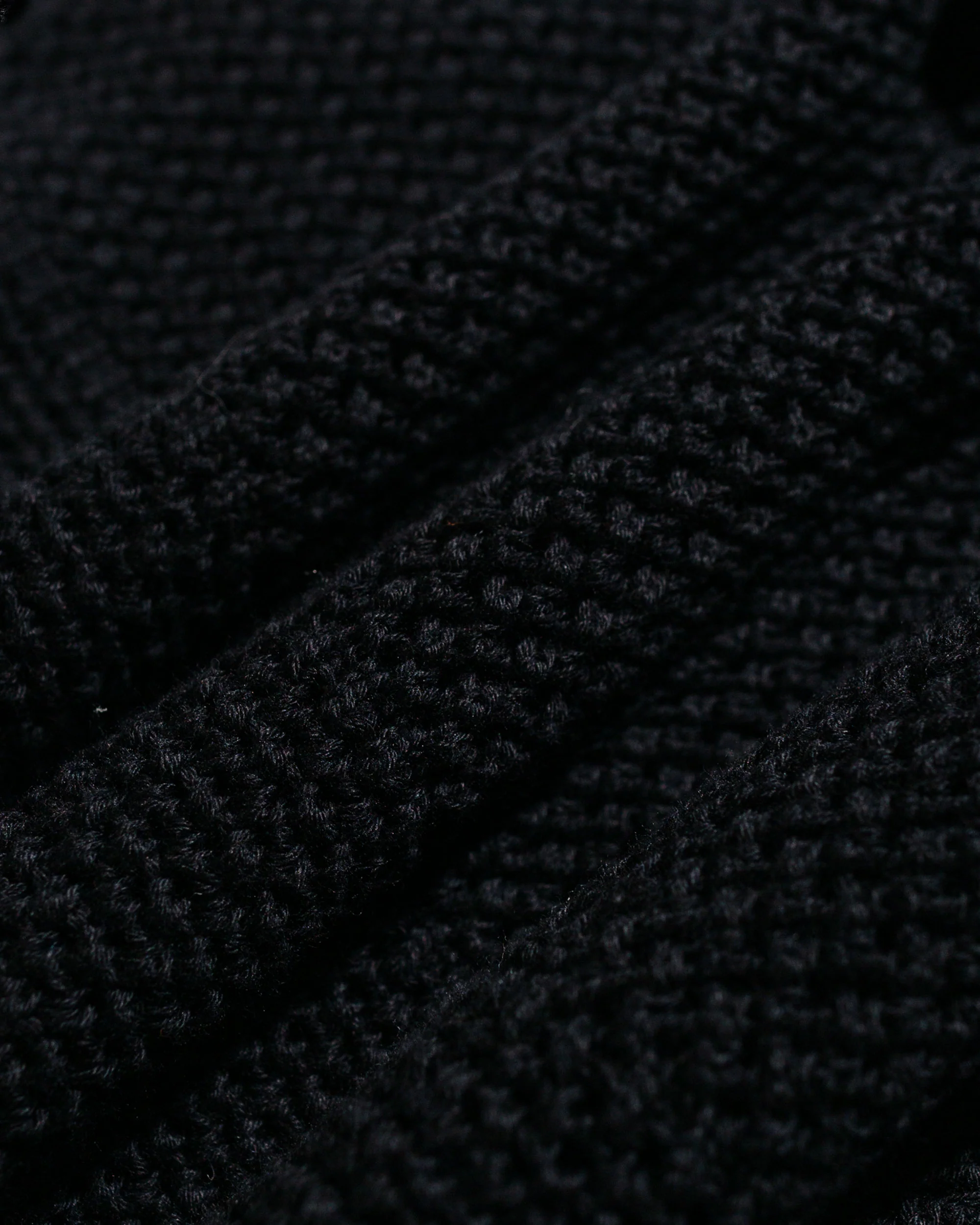 Merz B. Schwanen KNITSHIRT01 Crochet Shirt Deep Black - Image 6