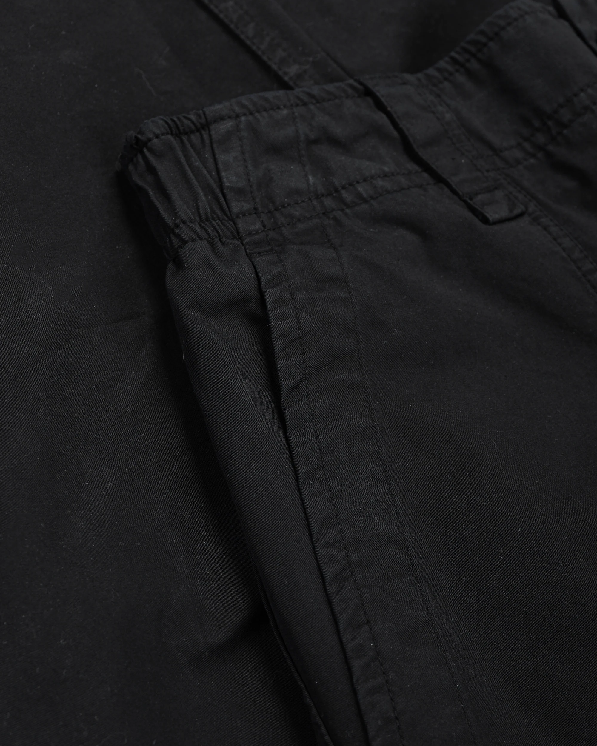 MHL Patch Pocket Utility Trousers Matte Cotton Twill Black - Image 5
