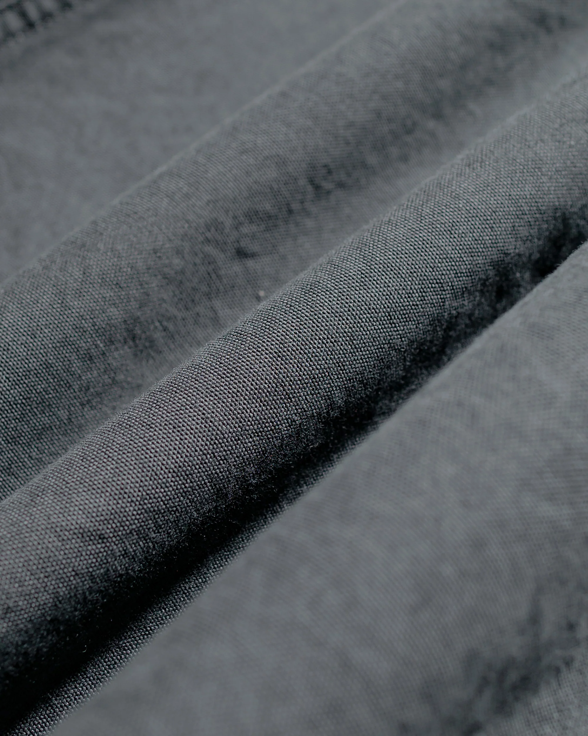 MHL Stitch Pleat Trouser Compact Cotton Canvas Charcoal - Image 6