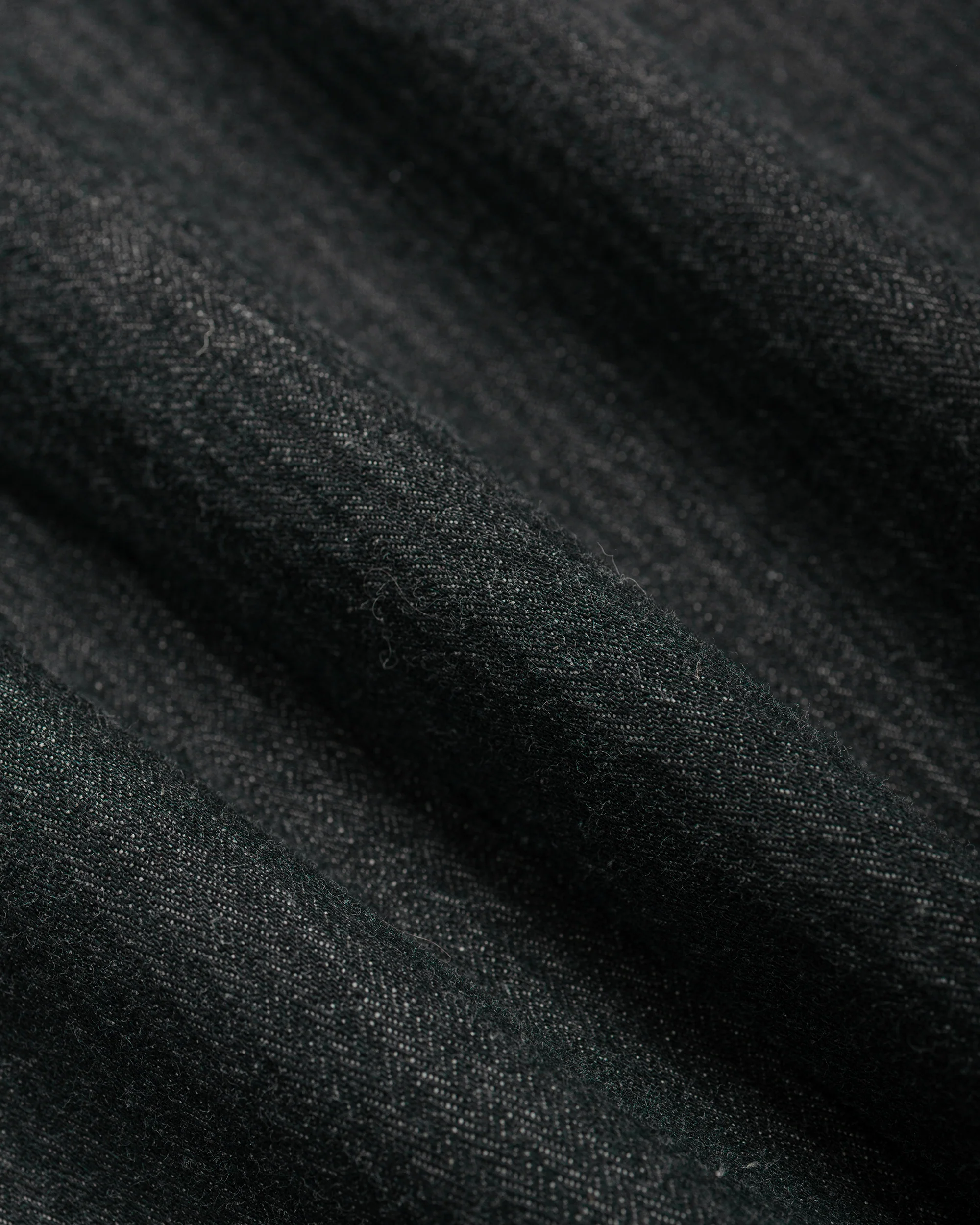 MotivMfg Doric Denim Trousers Original Herringbone Denim/Black - Image 6