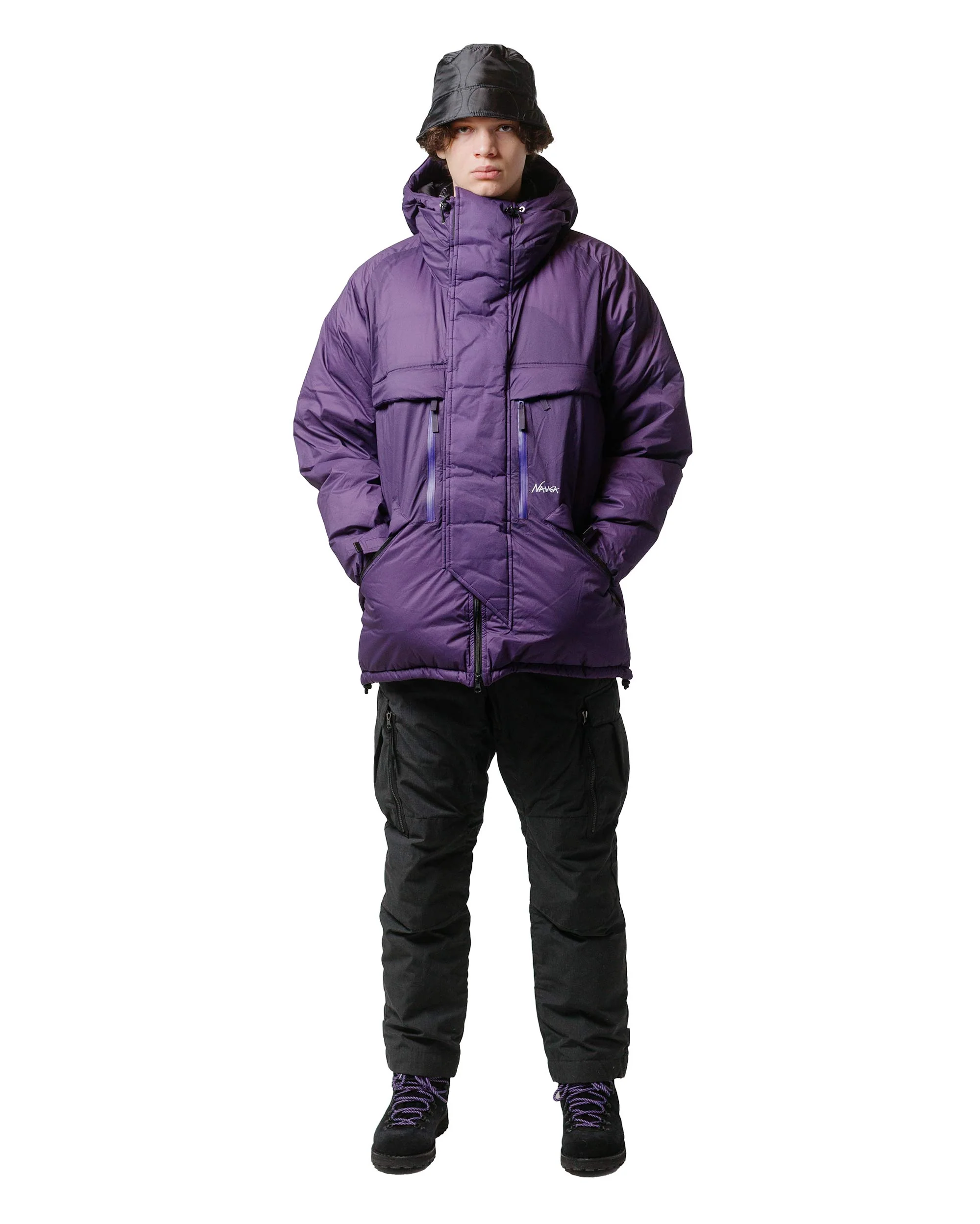 Nanga Mountain Belay Coat Purple - Image 4