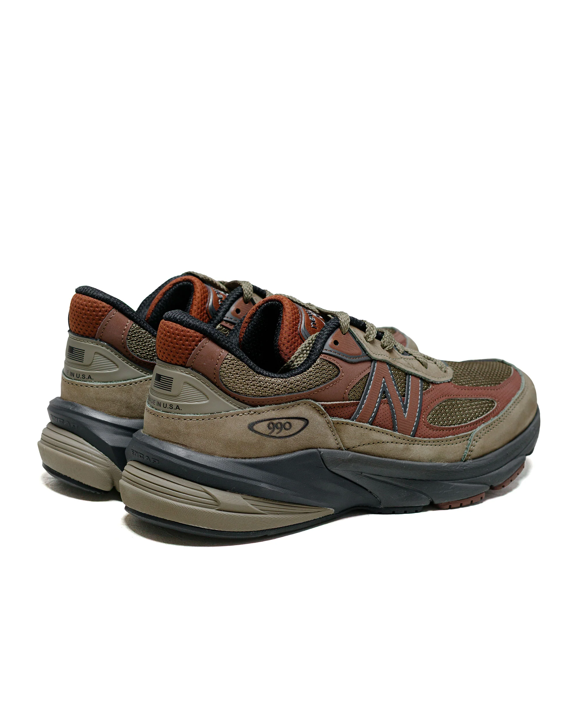 New Balance U990CA6 Dark Camo/Rich Oak - Image 3