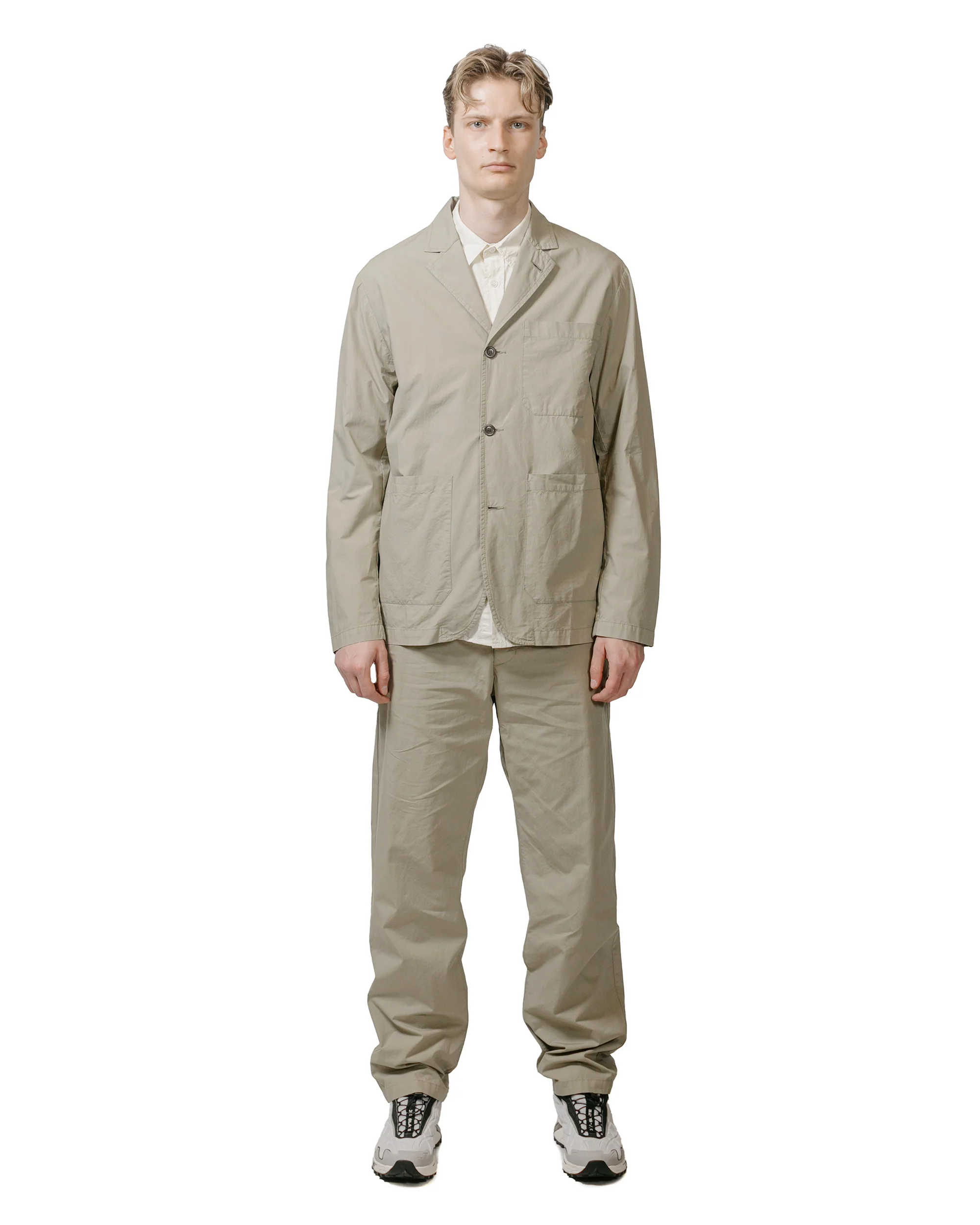 Norse Projects Andersen Regular Typewriter Flat Front Trouser Clay - Image 4