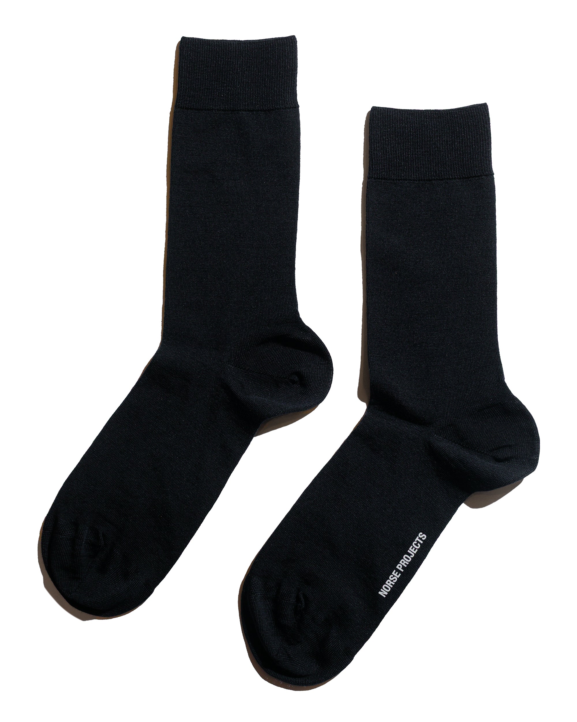 Norse Projects Bjarki Tech Merino Sock All Black - Image 2