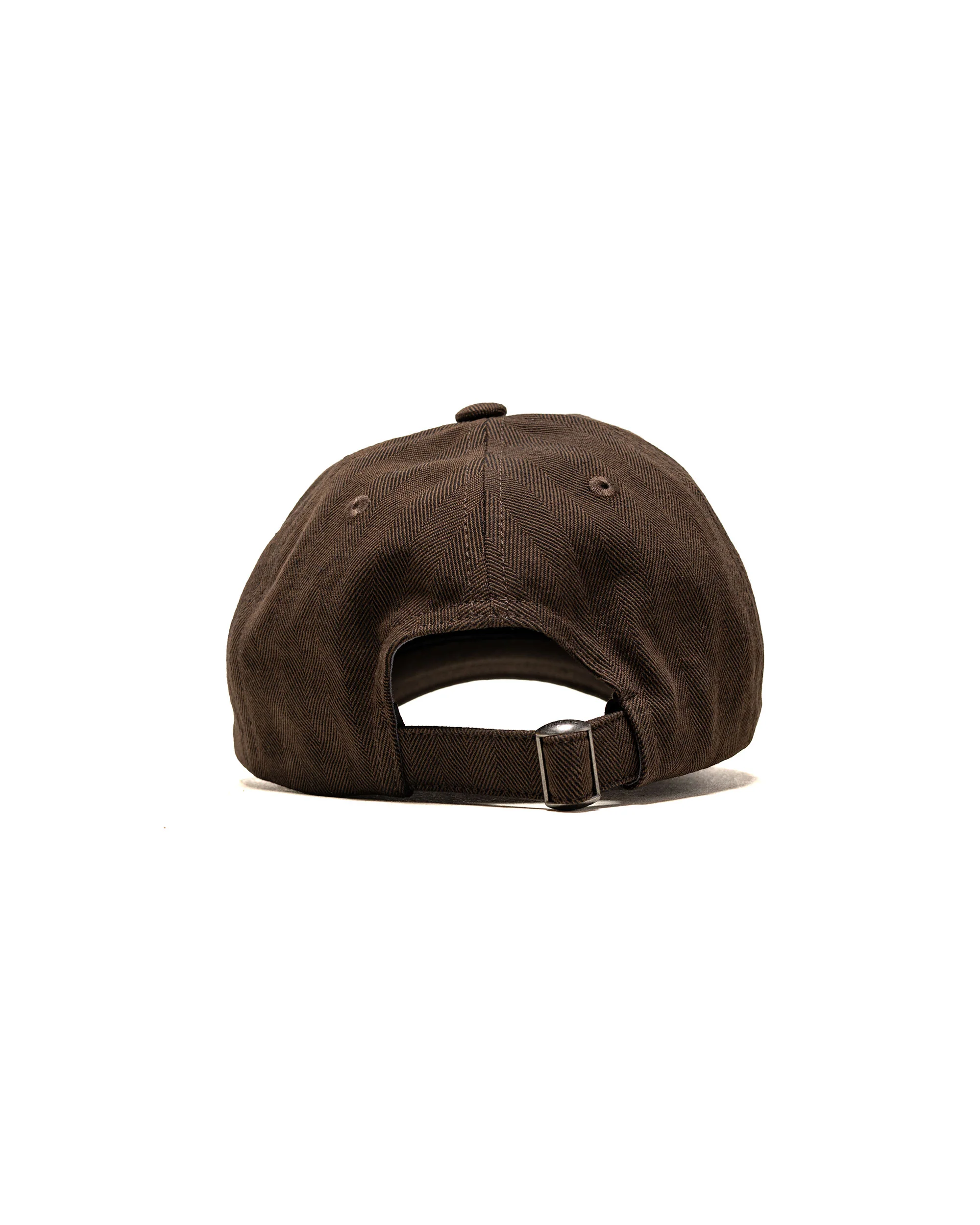 Norse Projects Cotton Wool Herringbone Twill 6-Panel Cap Delicioso Brown - Image 2