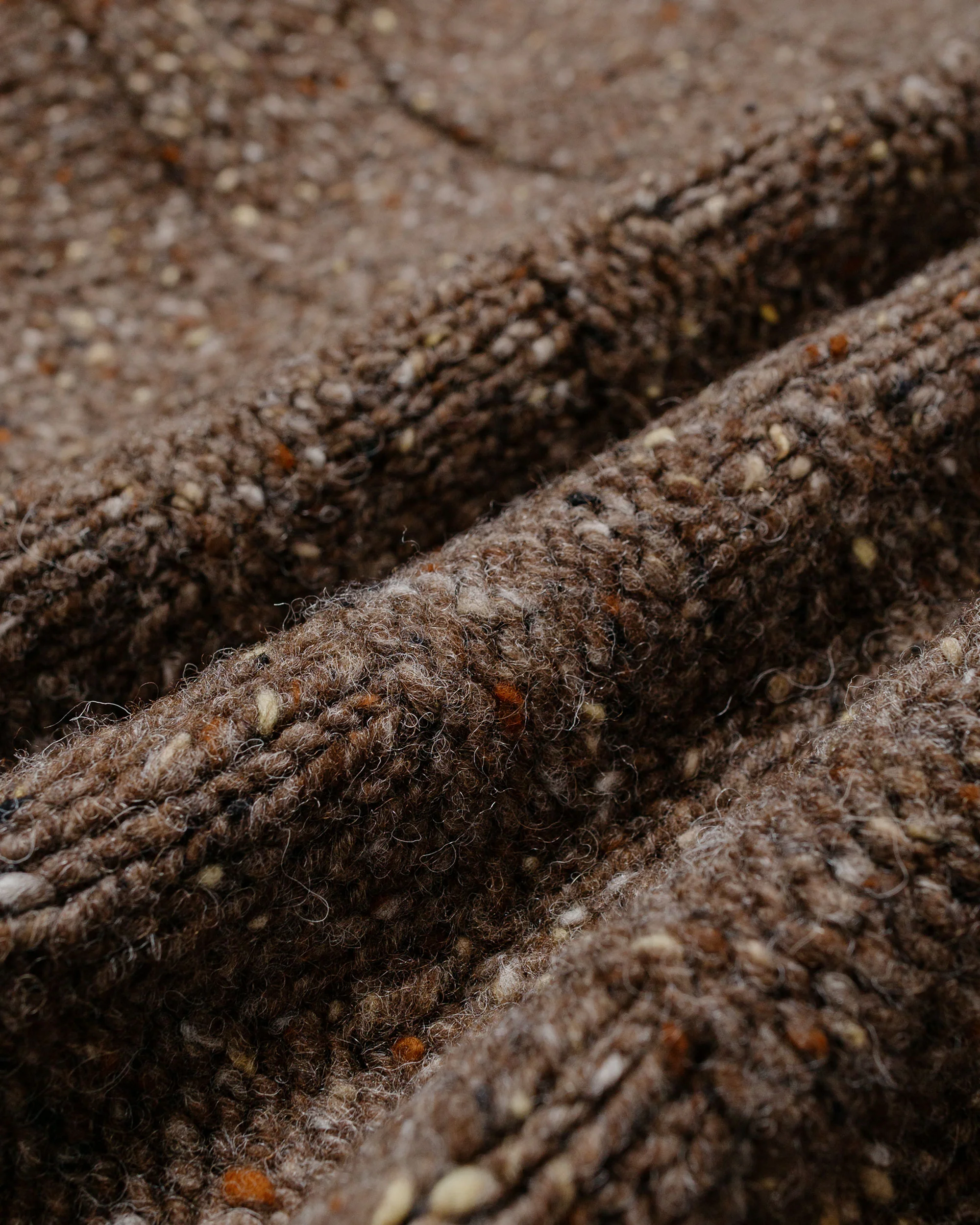 Norse Projects Erik Donegal Diamond Jacket Seal Brown - Image 6