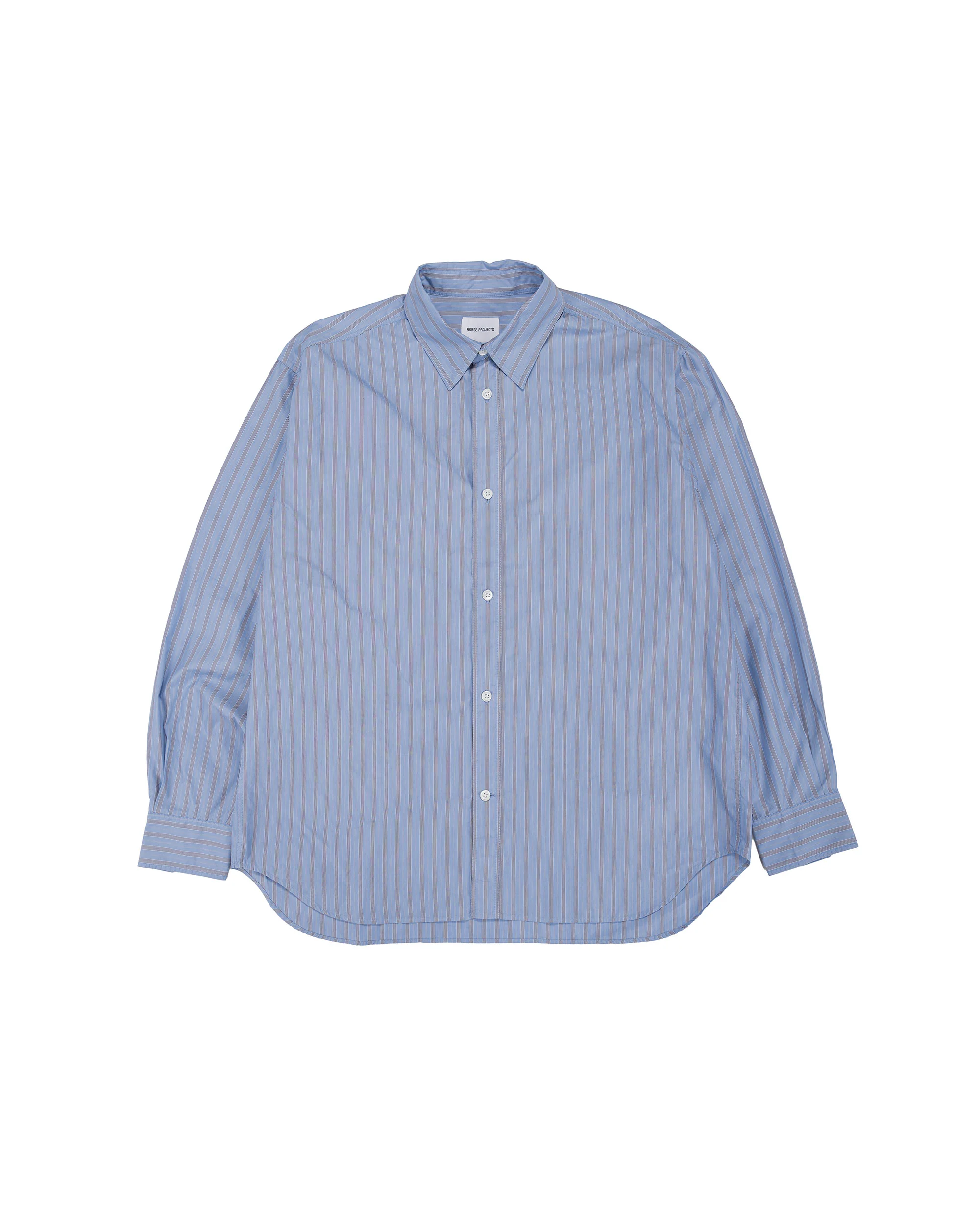 Norse Projects Espevik Fine Oversize Shirt Bel Air Blue