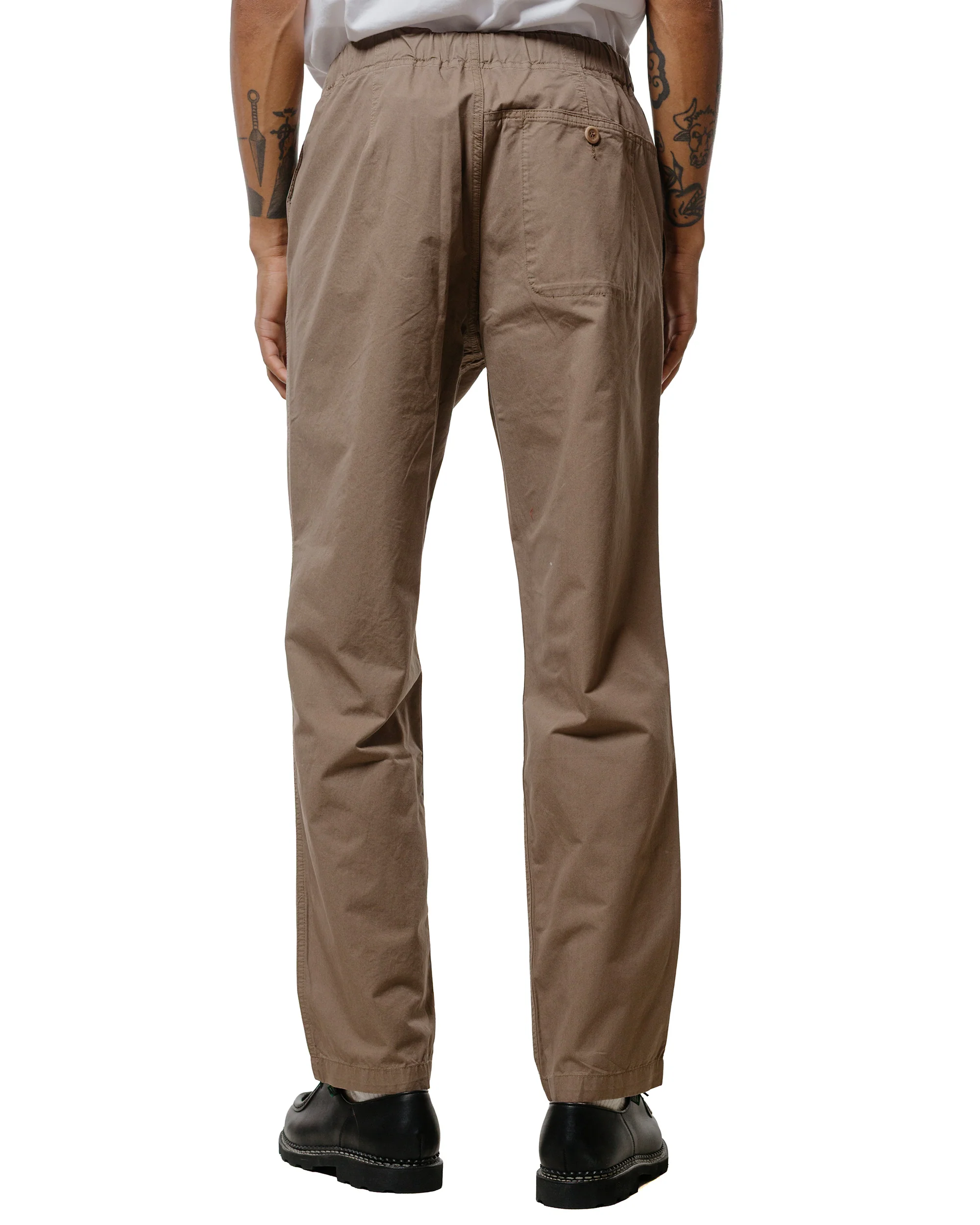 Norse Projects Ezra Regular Mineral Dyed Fine Twill Trousers Walnut - Image 3