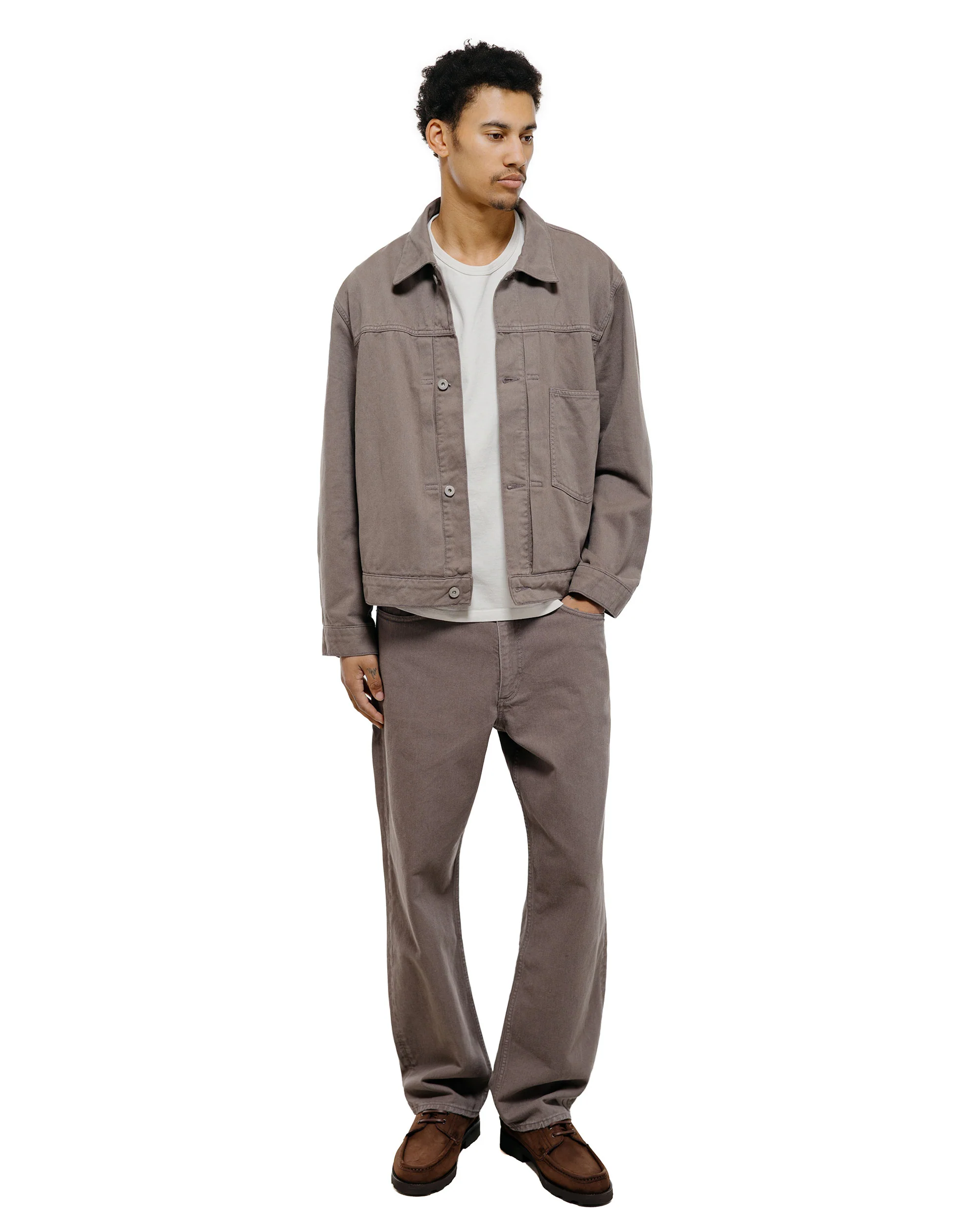 Norse Projects Lost & Found Korshavn Relaxed 5 Pocket Magnet Grey - Image 7