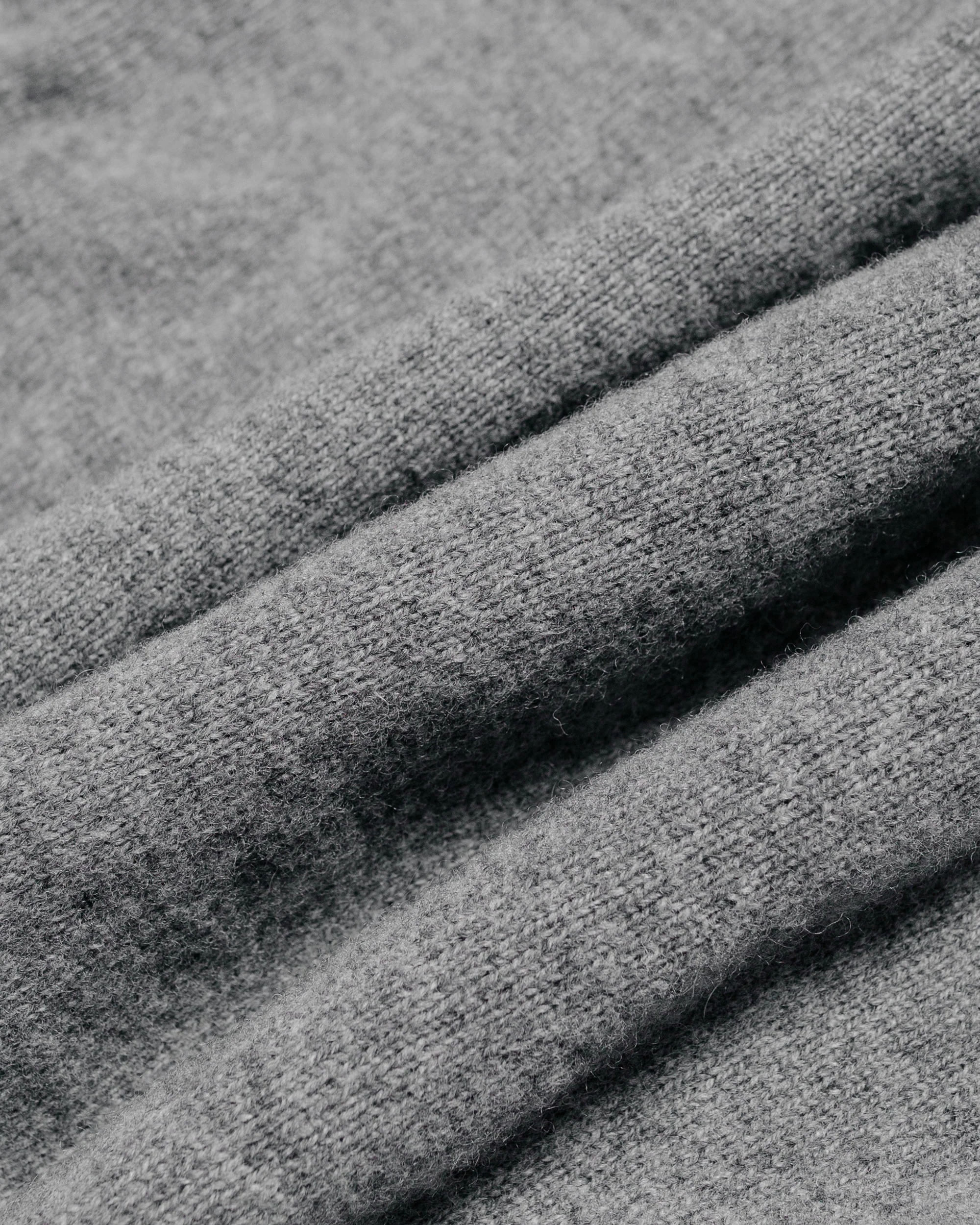 Norse Projects Standard Merino Lambswool Cardigan Grey Melange - Image 5