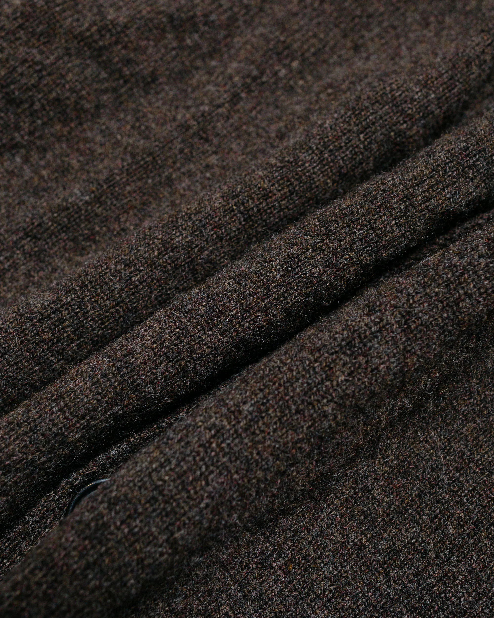 Norse Projects Standard Merino Lambswool Cardigan Heathland Brown - Image 5