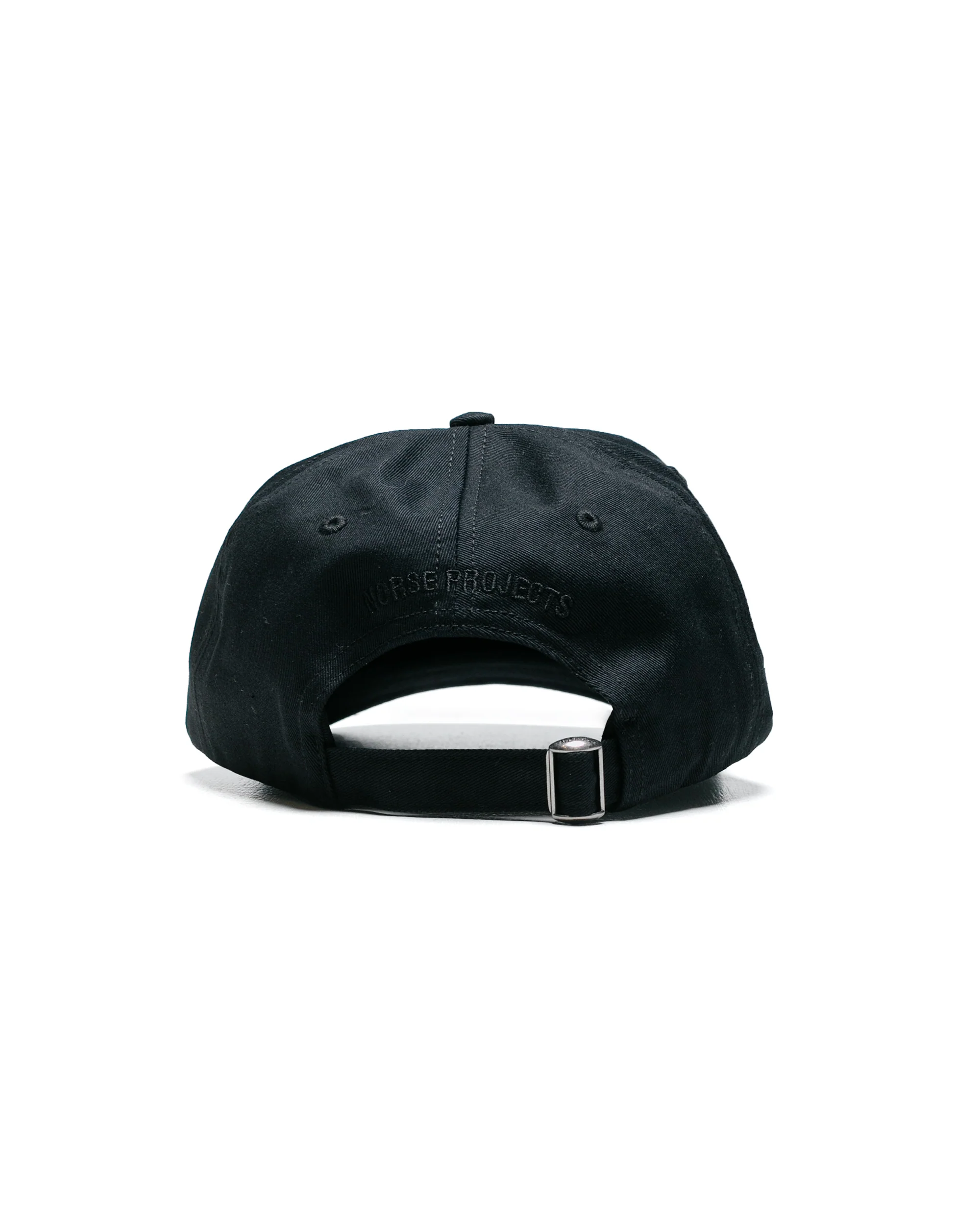 Norse Projects Twill Sports Cap Black - Image 2