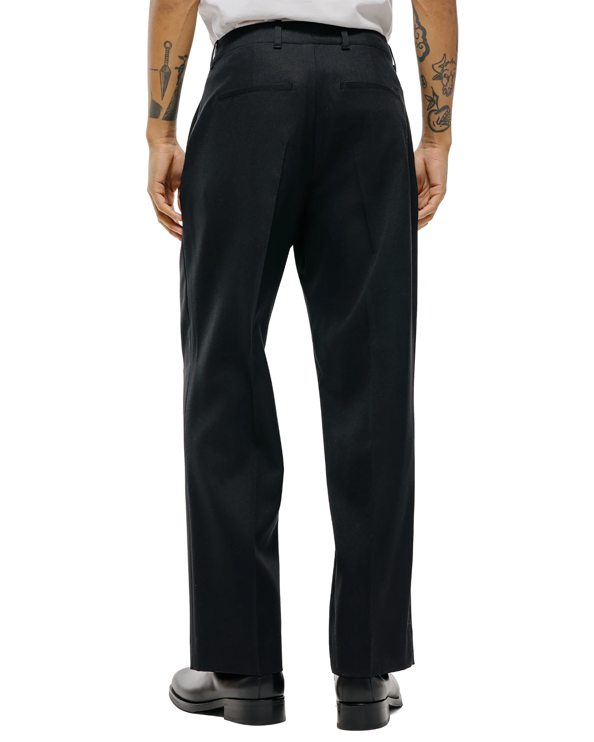Our Legacy Borrowed Chino Coarse Black Gabardine - Image 3