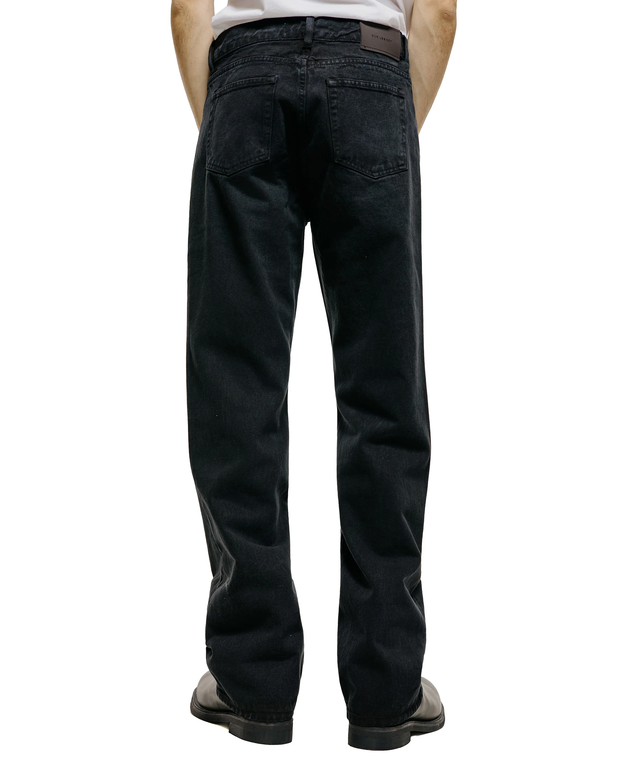 Our Legacy Carlson Cut Overdyed Highway Black - Image 3