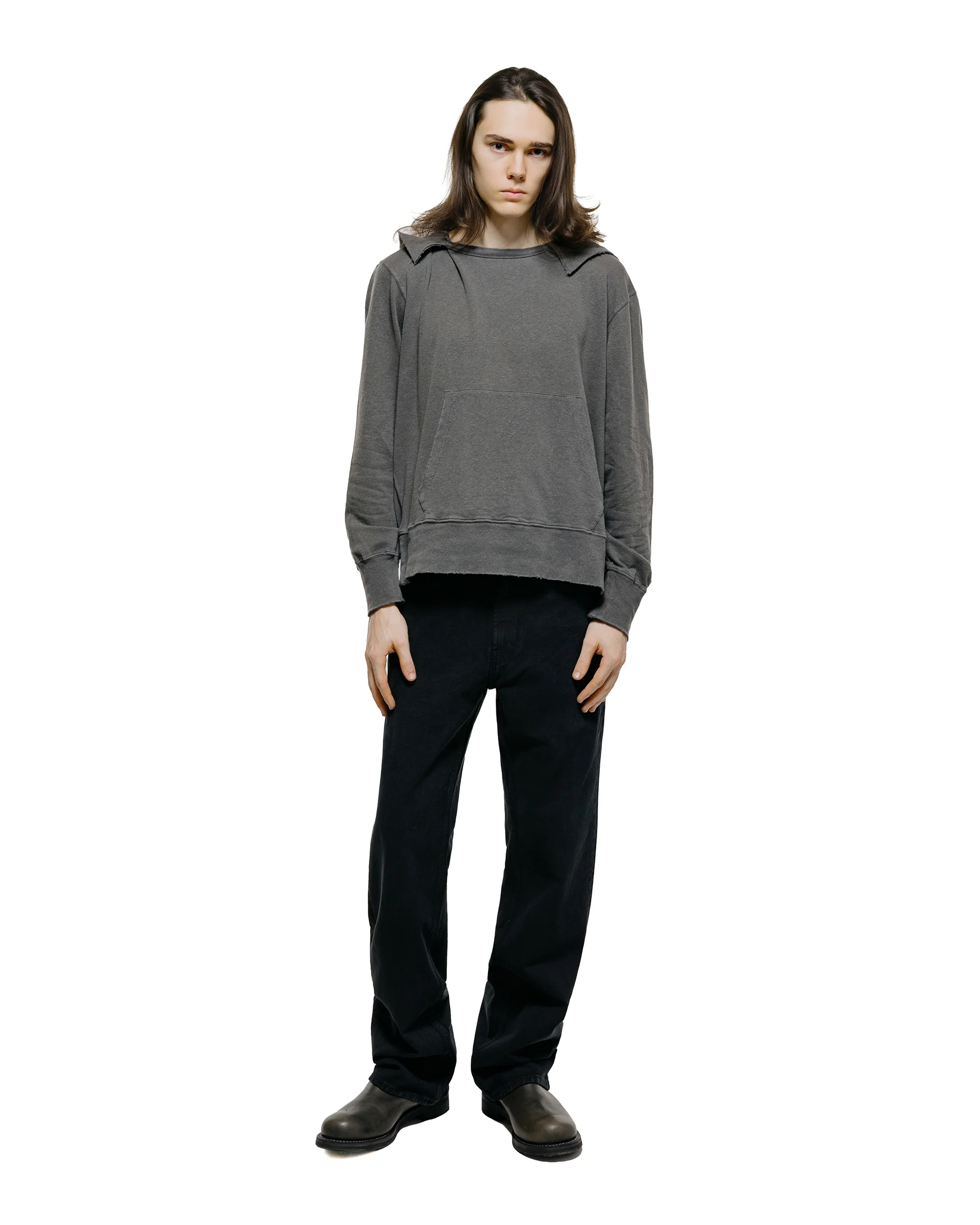Our Legacy Carlson Cut Overdyed Highway Black - Image 4