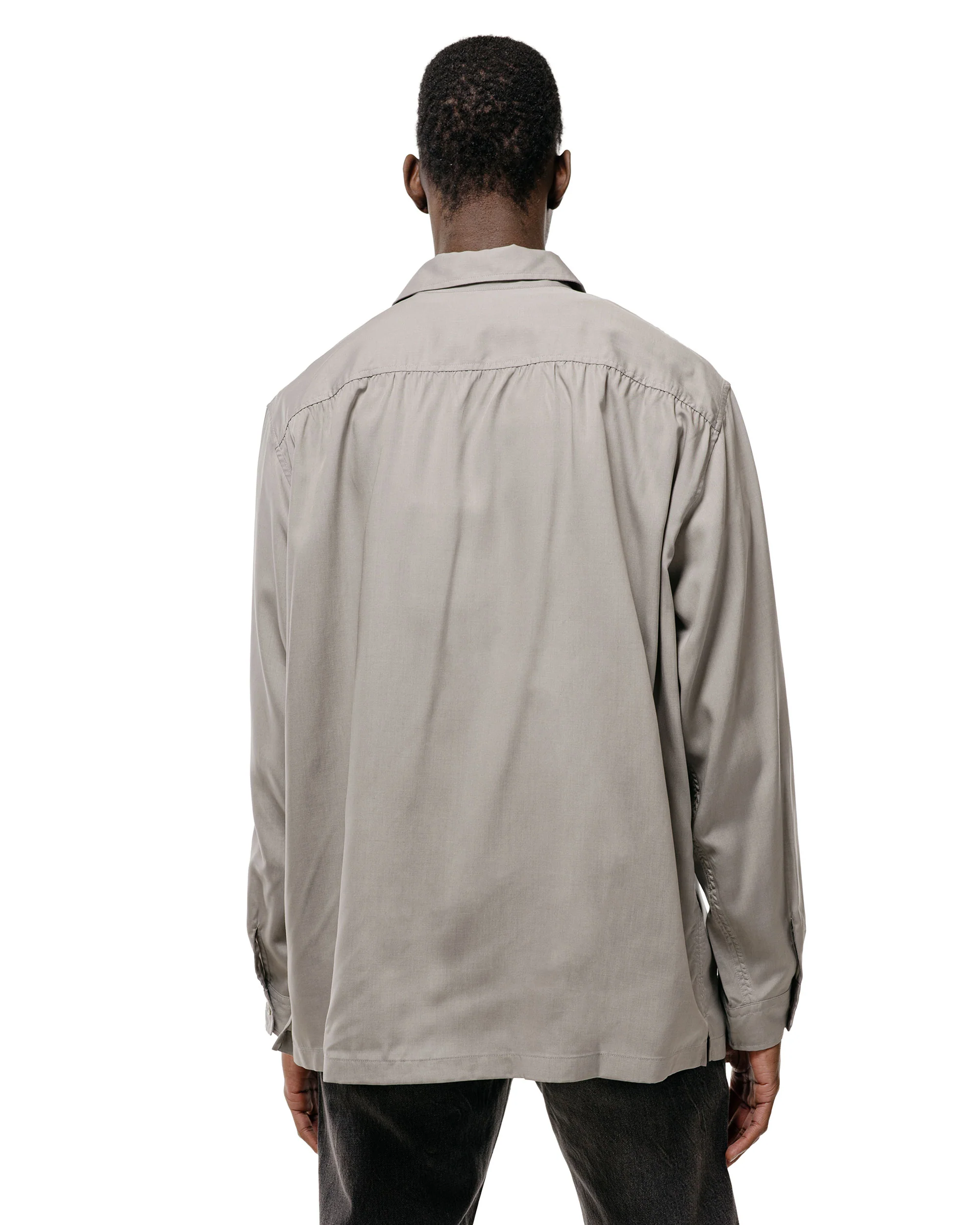 Our Legacy Every Shirt Willow Grey Softflow Tencel - Image 4