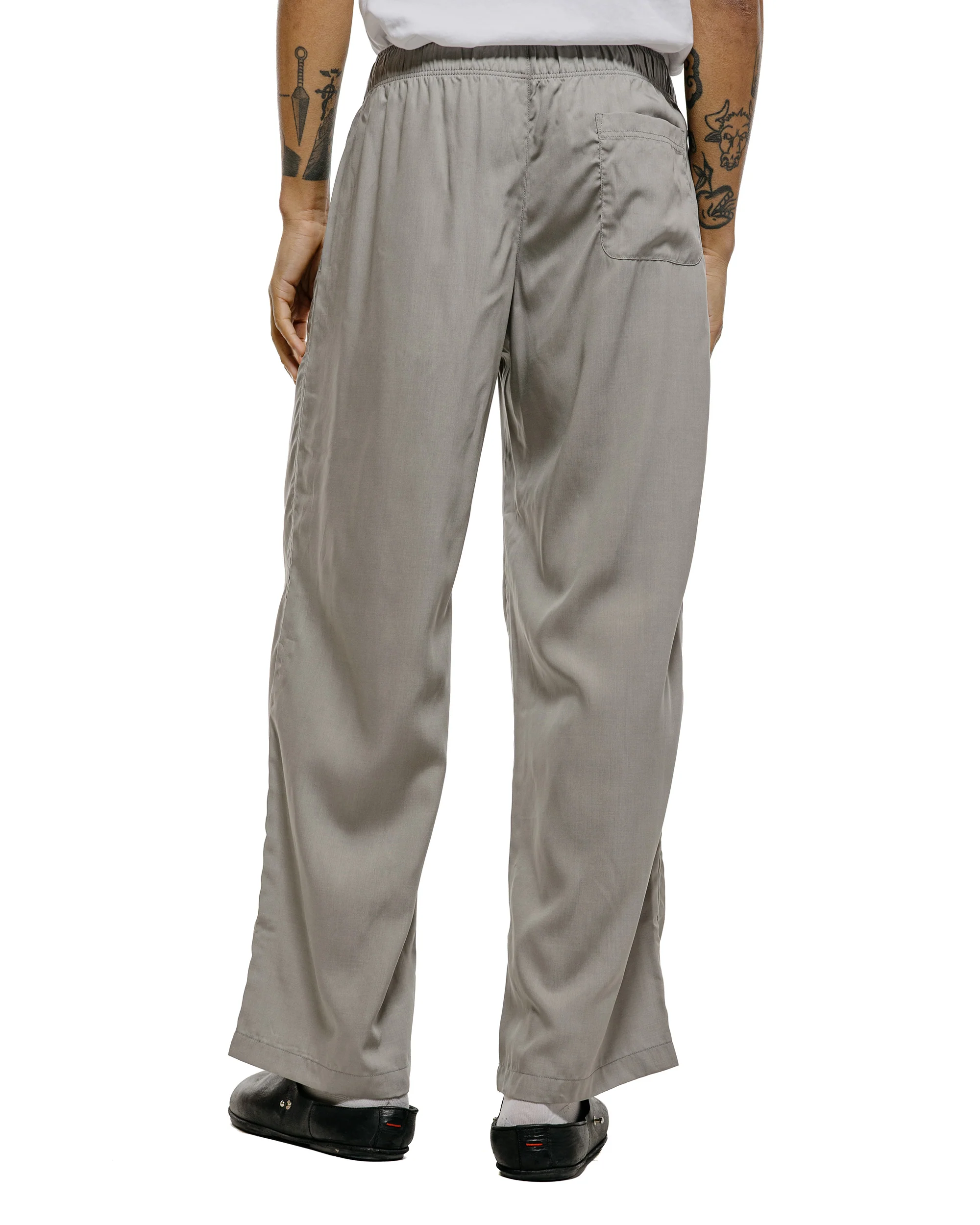 Our Legacy Leisure Trouser Willow Grey Softflow Tencel - Image 3