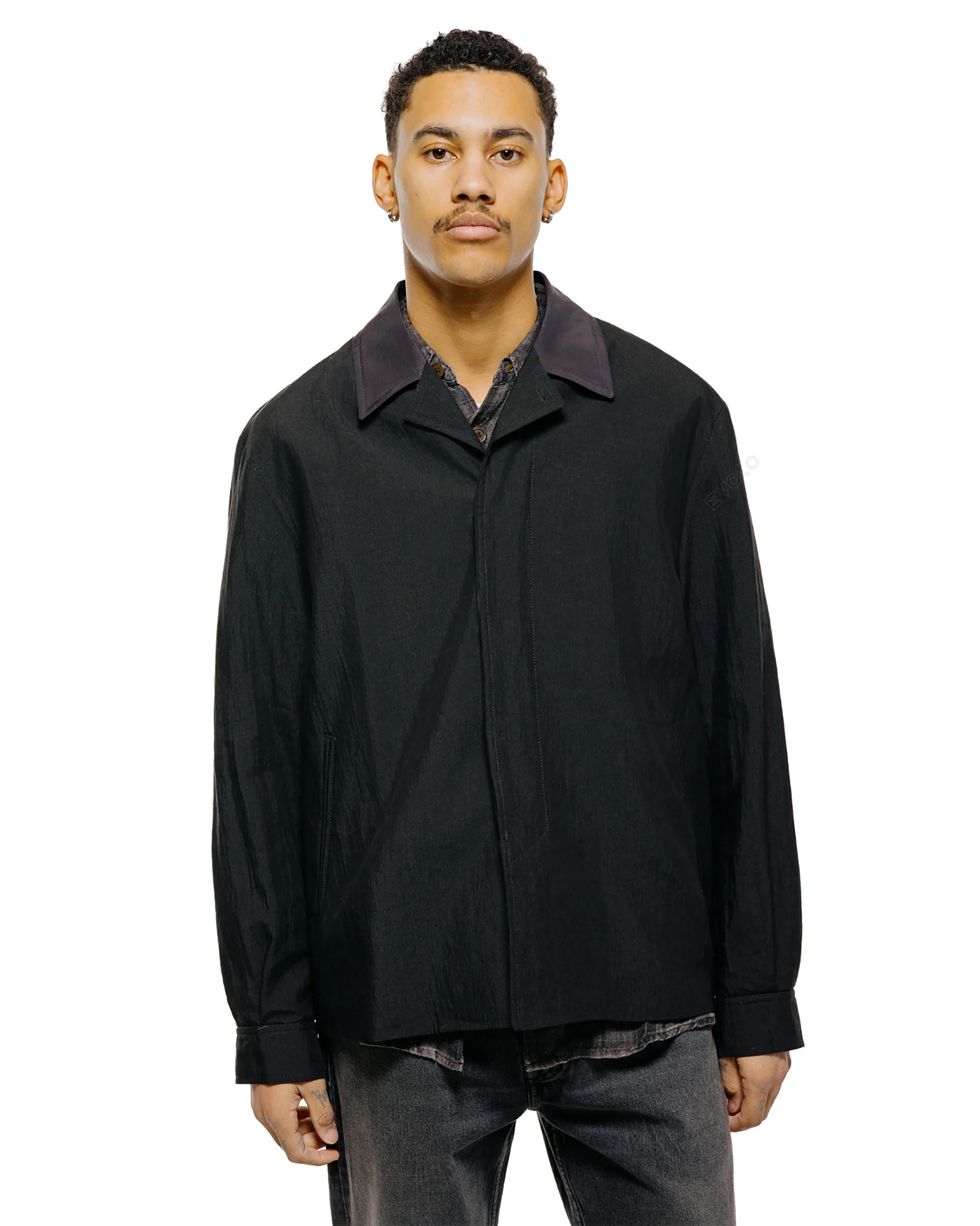 Our Legacy Pack Blazer Soot Black Techflax - Image 2