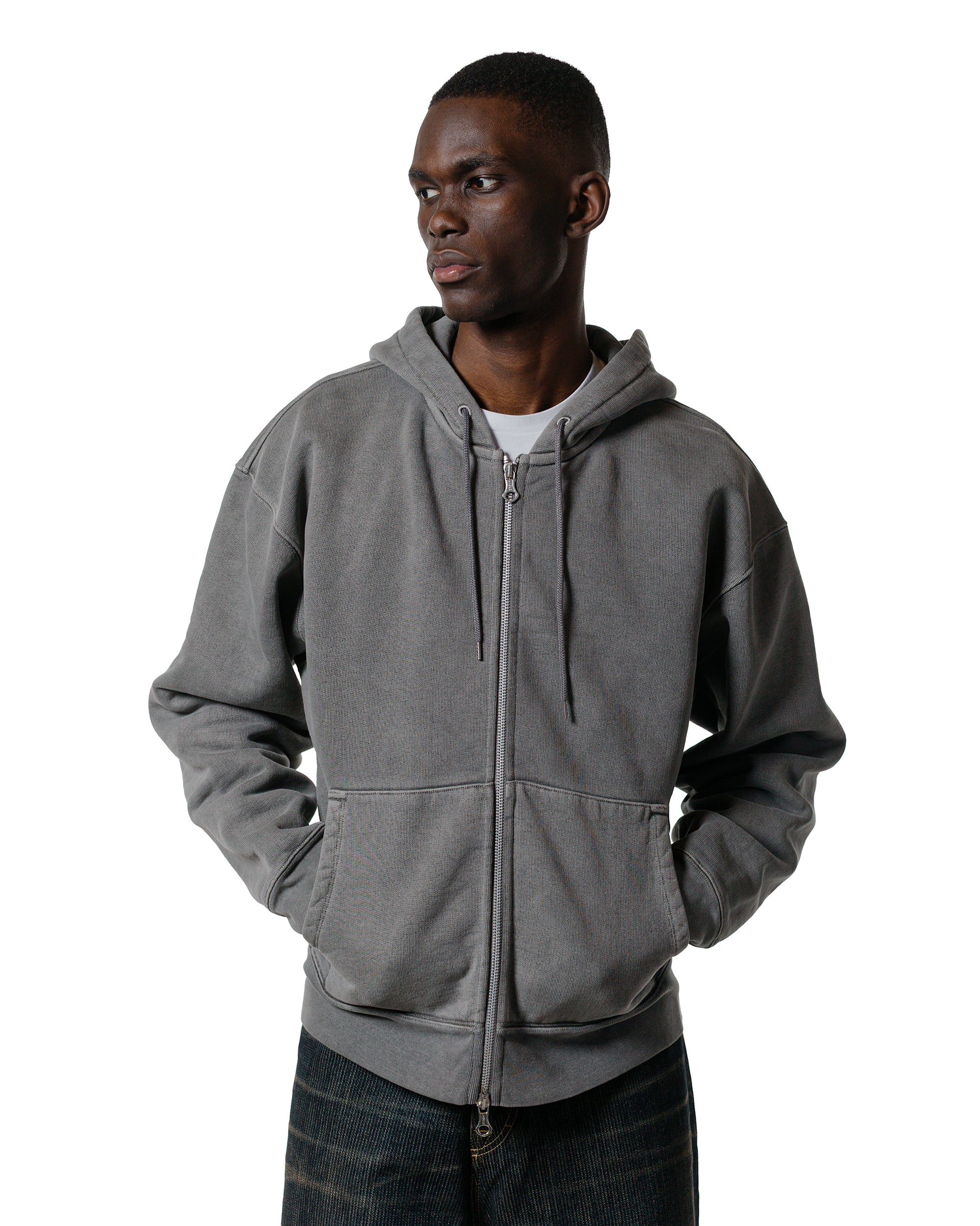 Our Legacy Rascal Hood Worn Black Hefty Fleece - Image 2