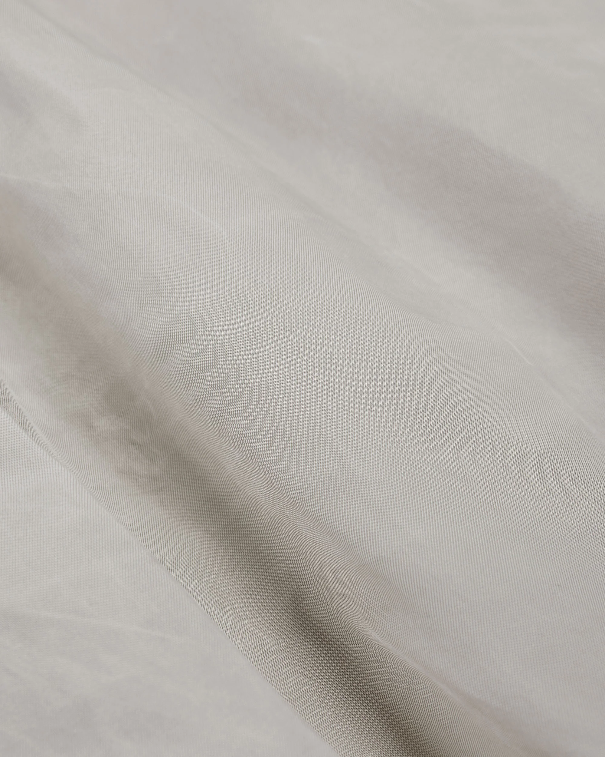 Our Legacy Rover Shirt Ghost Grey Wax Dipped Cupro - Image 6
