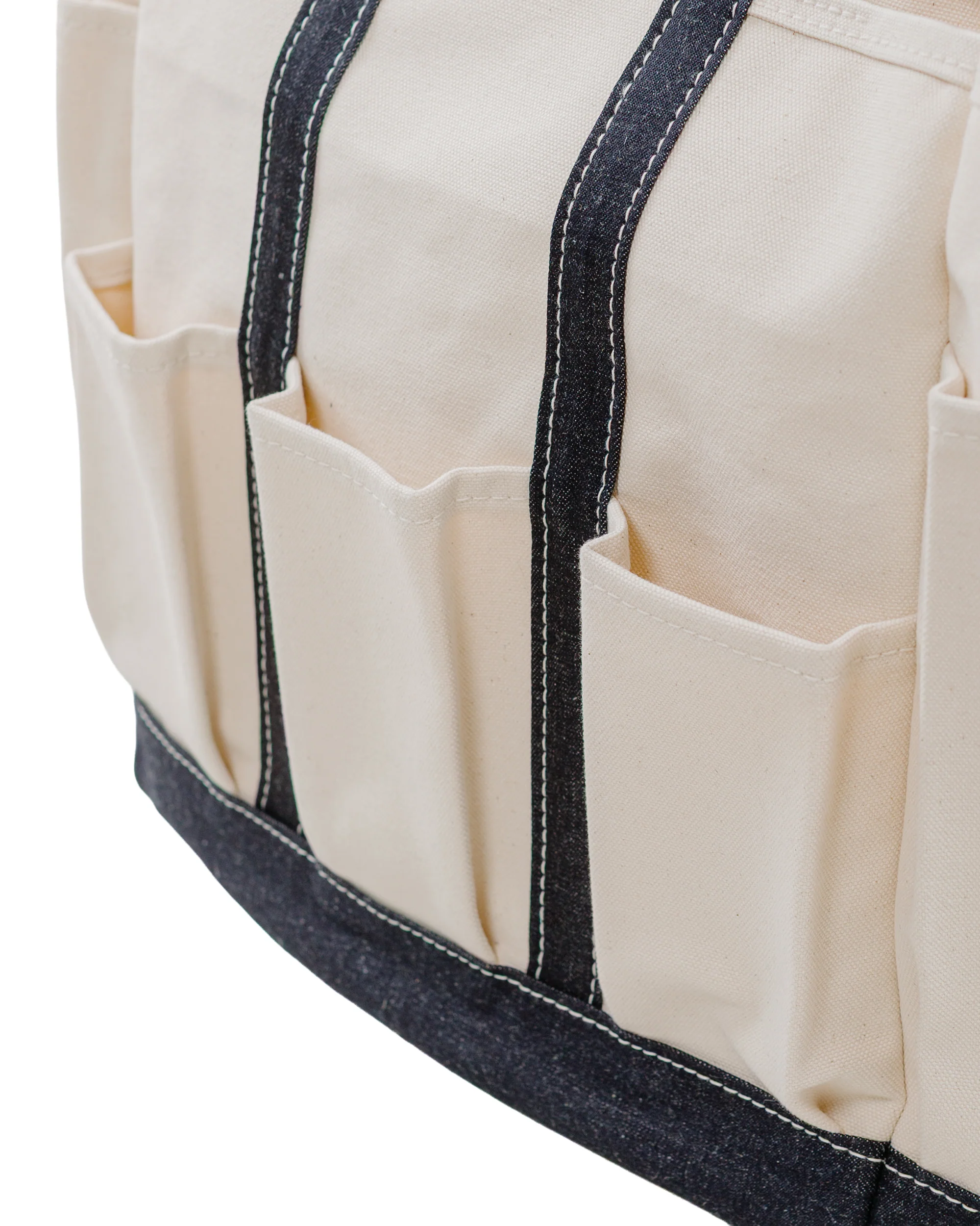 Outil Tote Bag Sac Robion Ecru/Indigo - Image 4