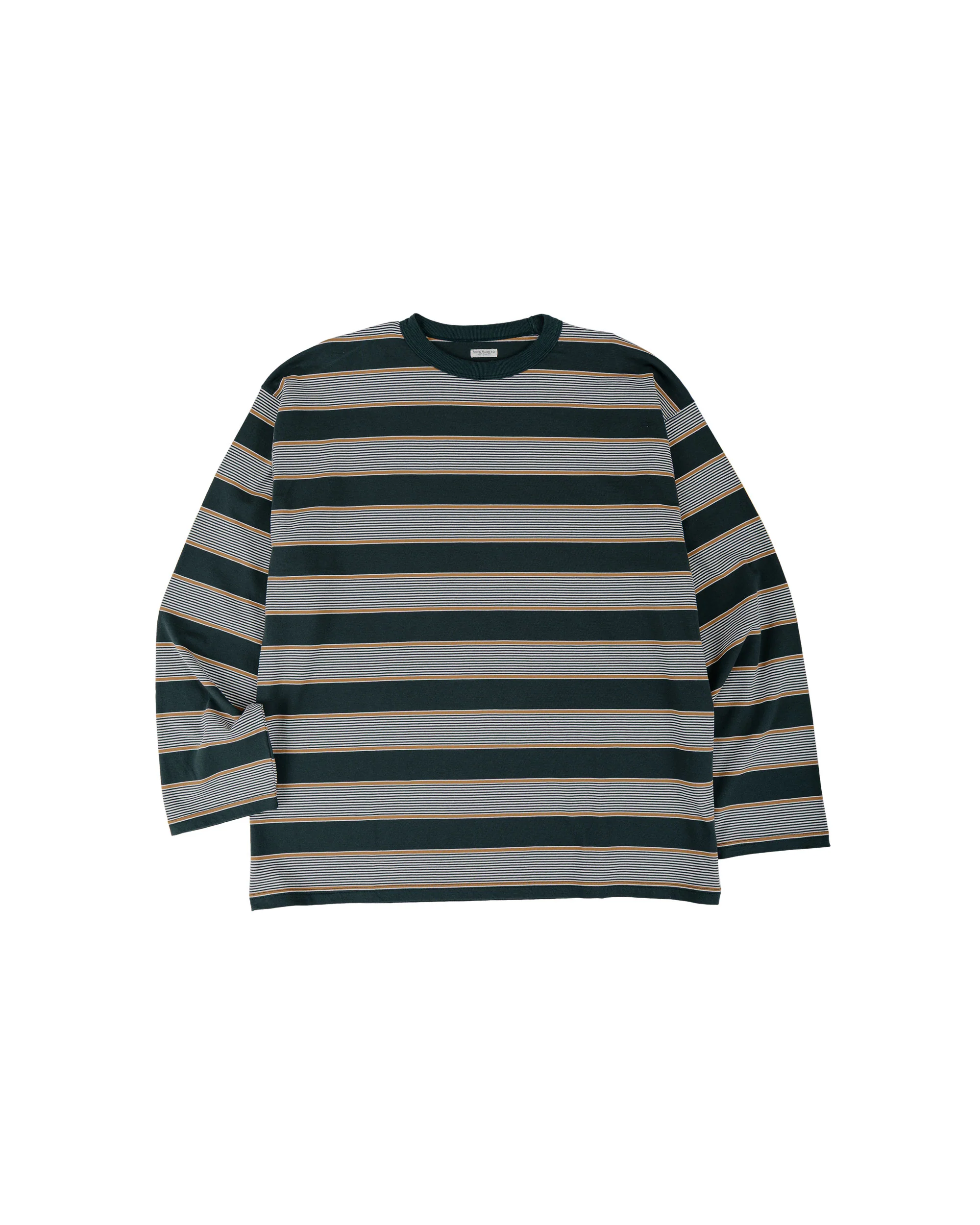 Phigvel Border Long Sleeve Top Forest/S.Brown