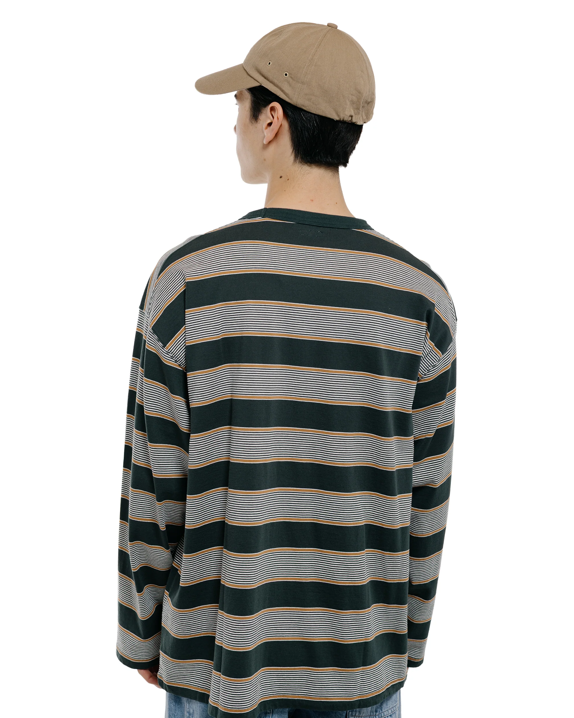 Phigvel Border Long Sleeve Top Forest/S.Brown - Image 4