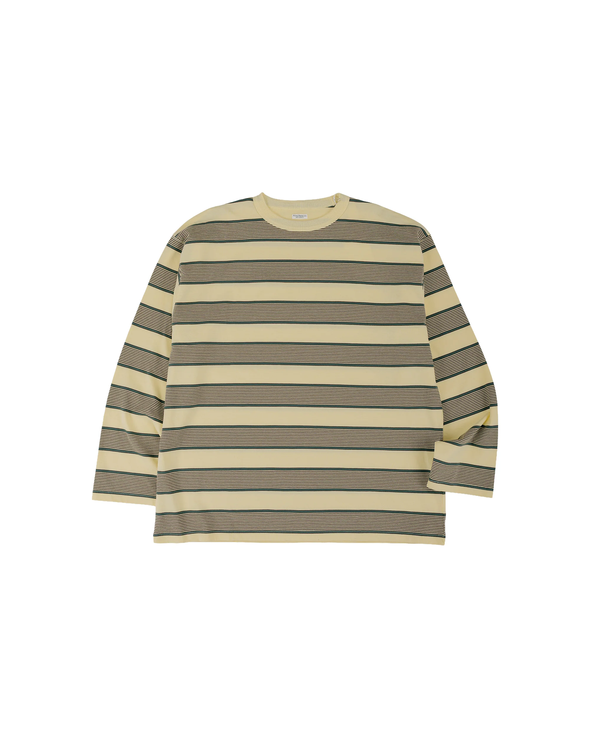 Phigvel Border Long Sleeve Top P.Yellow/Viridian