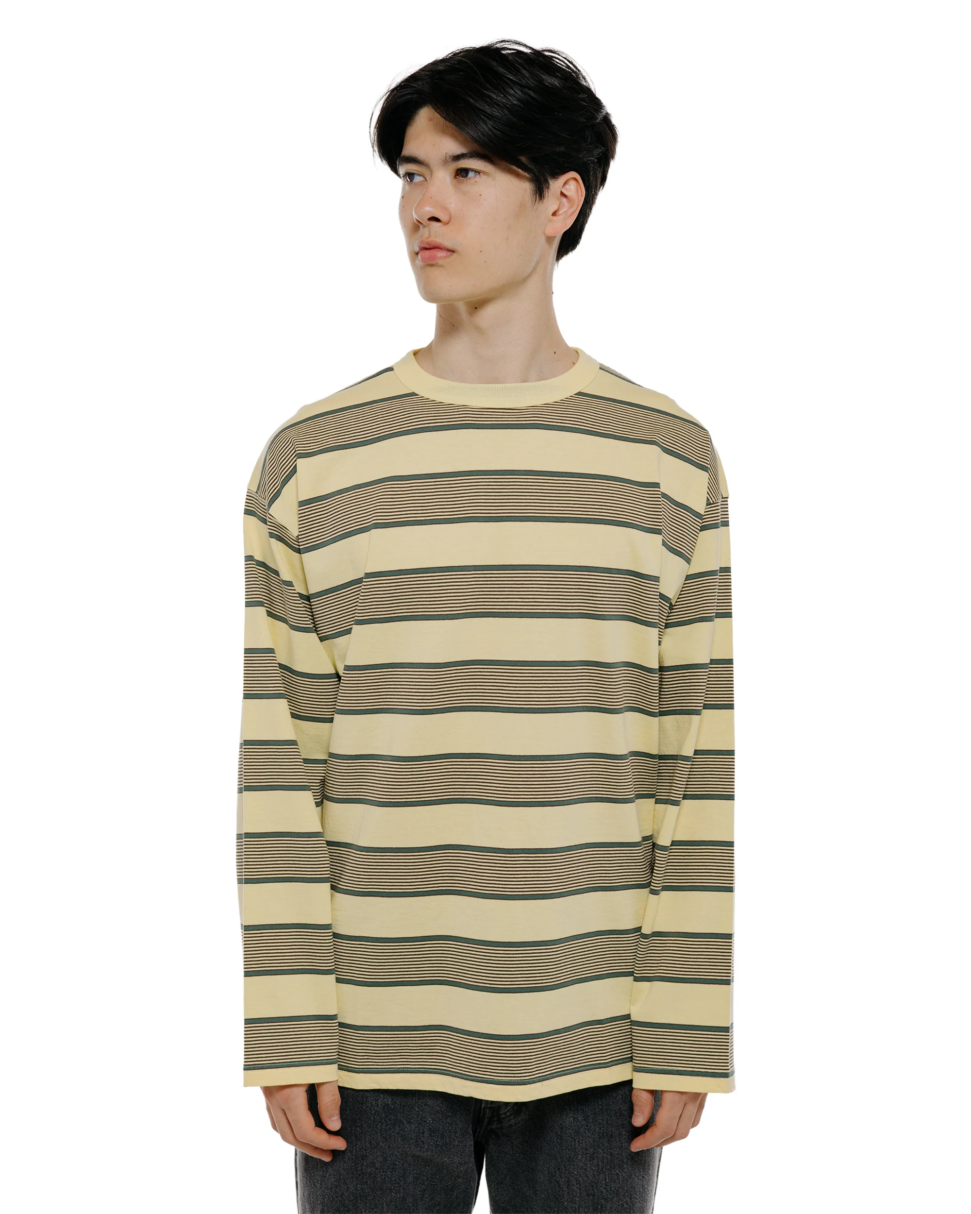 Phigvel Border Long Sleeve Top P.Yellow/Viridian - Image 2