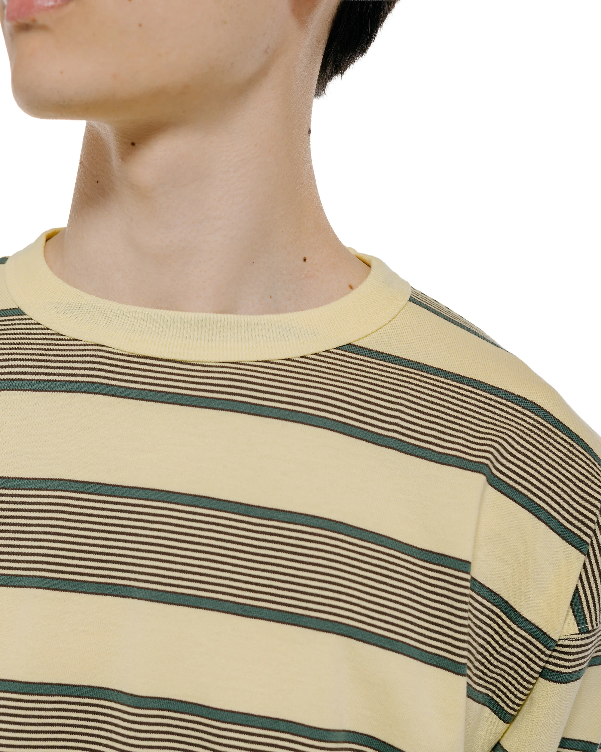 Phigvel Border Long Sleeve Top P.Yellow/Viridian - Image 3