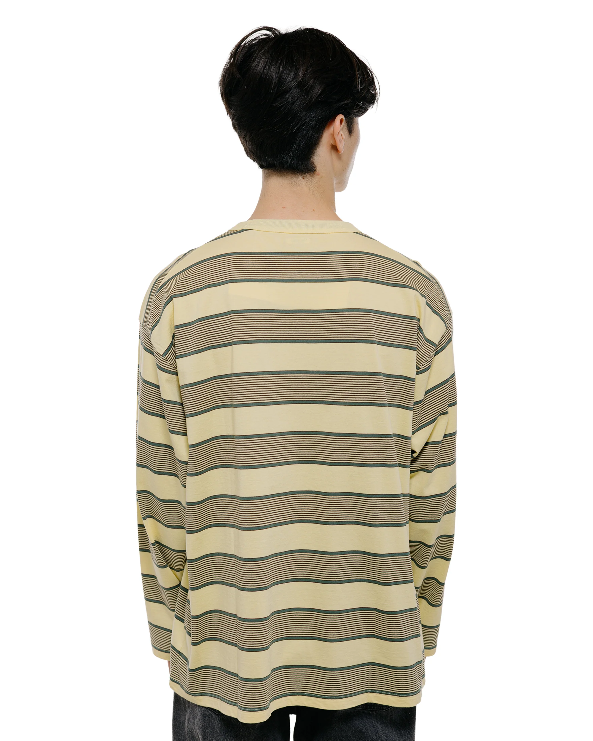Phigvel Border Long Sleeve Top P.Yellow/Viridian - Image 4