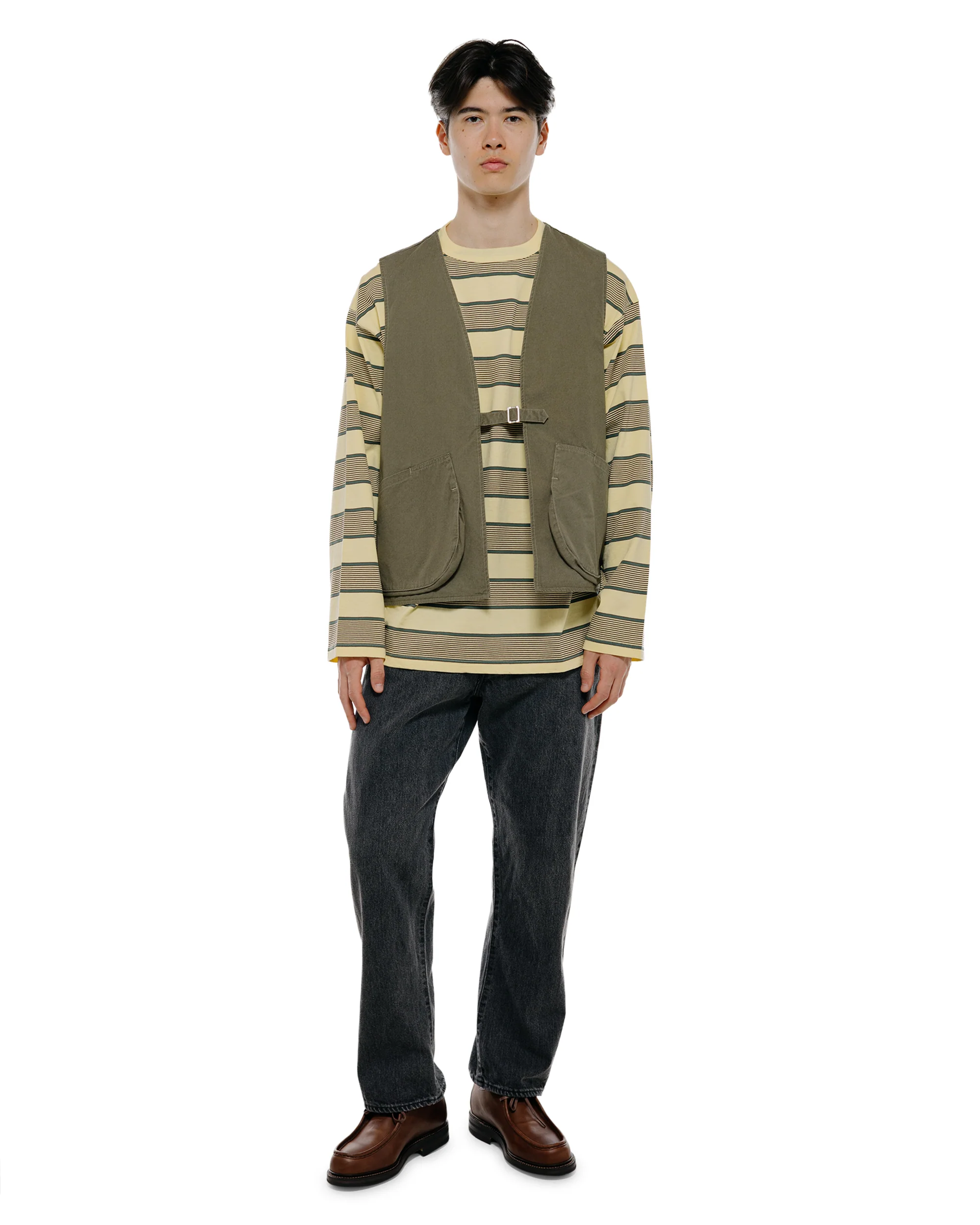 Phigvel Border Long Sleeve Top P.Yellow/Viridian - Image 5