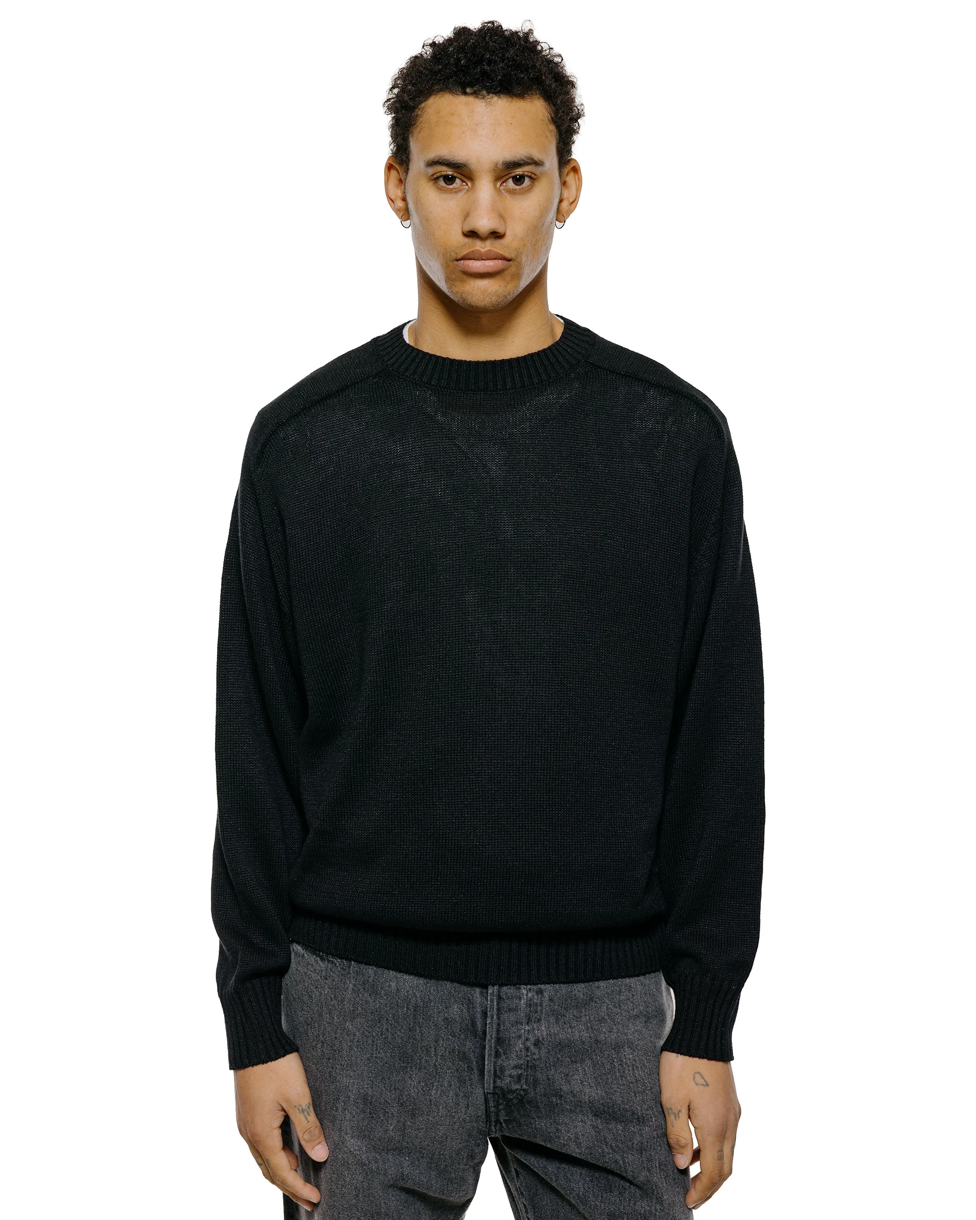Phigvel C/L Crewneck Knit Ink Black - Image 2