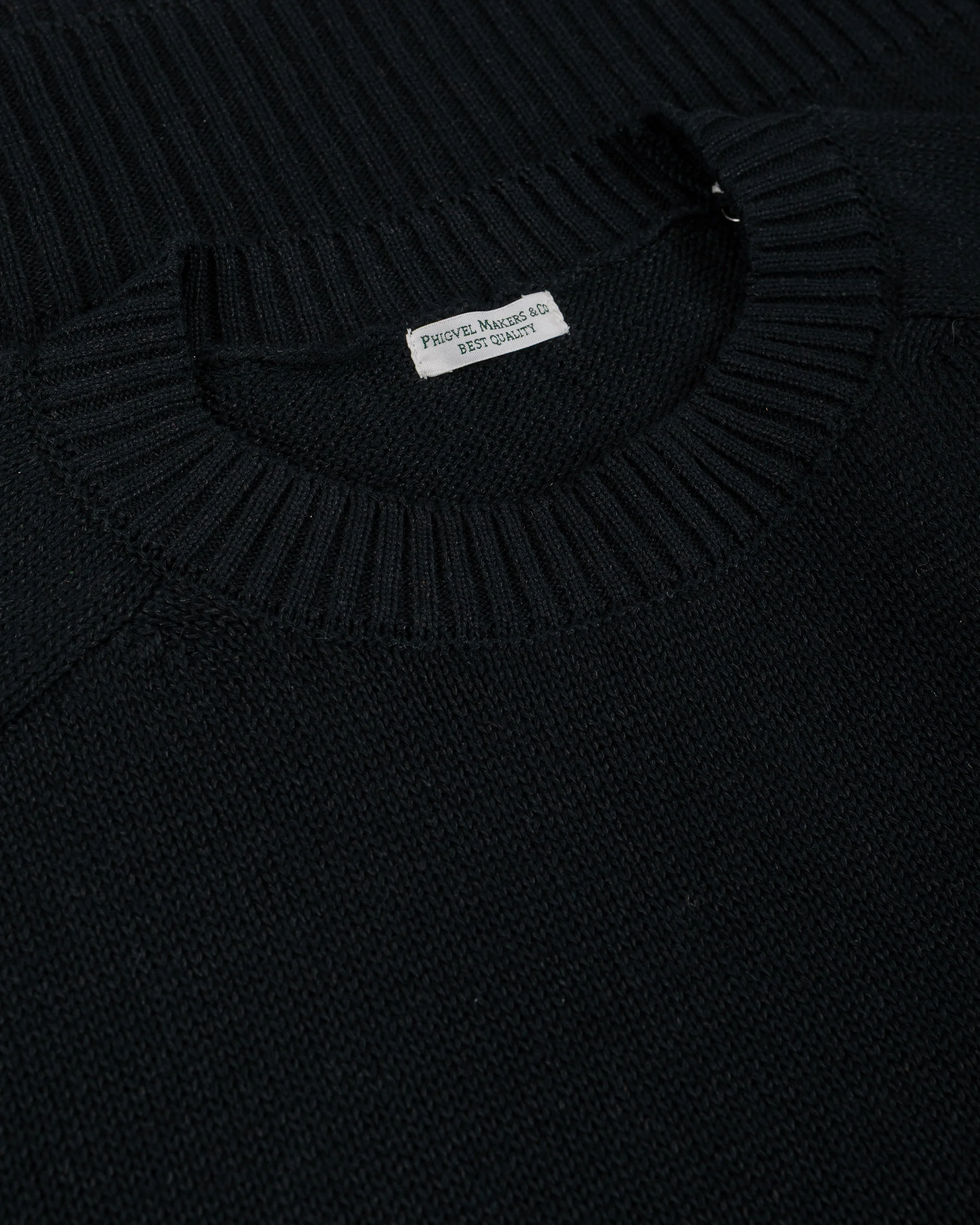 Phigvel C/L Crewneck Knit Ink Black - Image 5