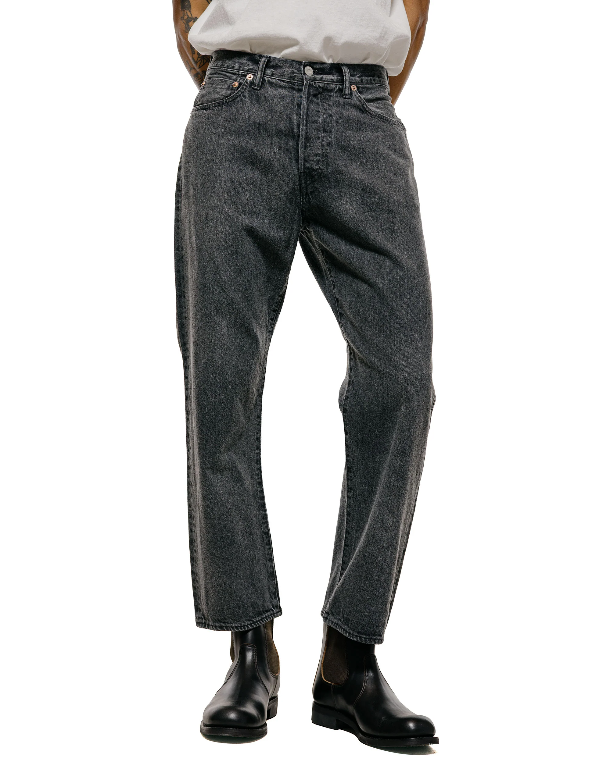 Phigvel Classic Faded Jeans Black Fade - Image 2