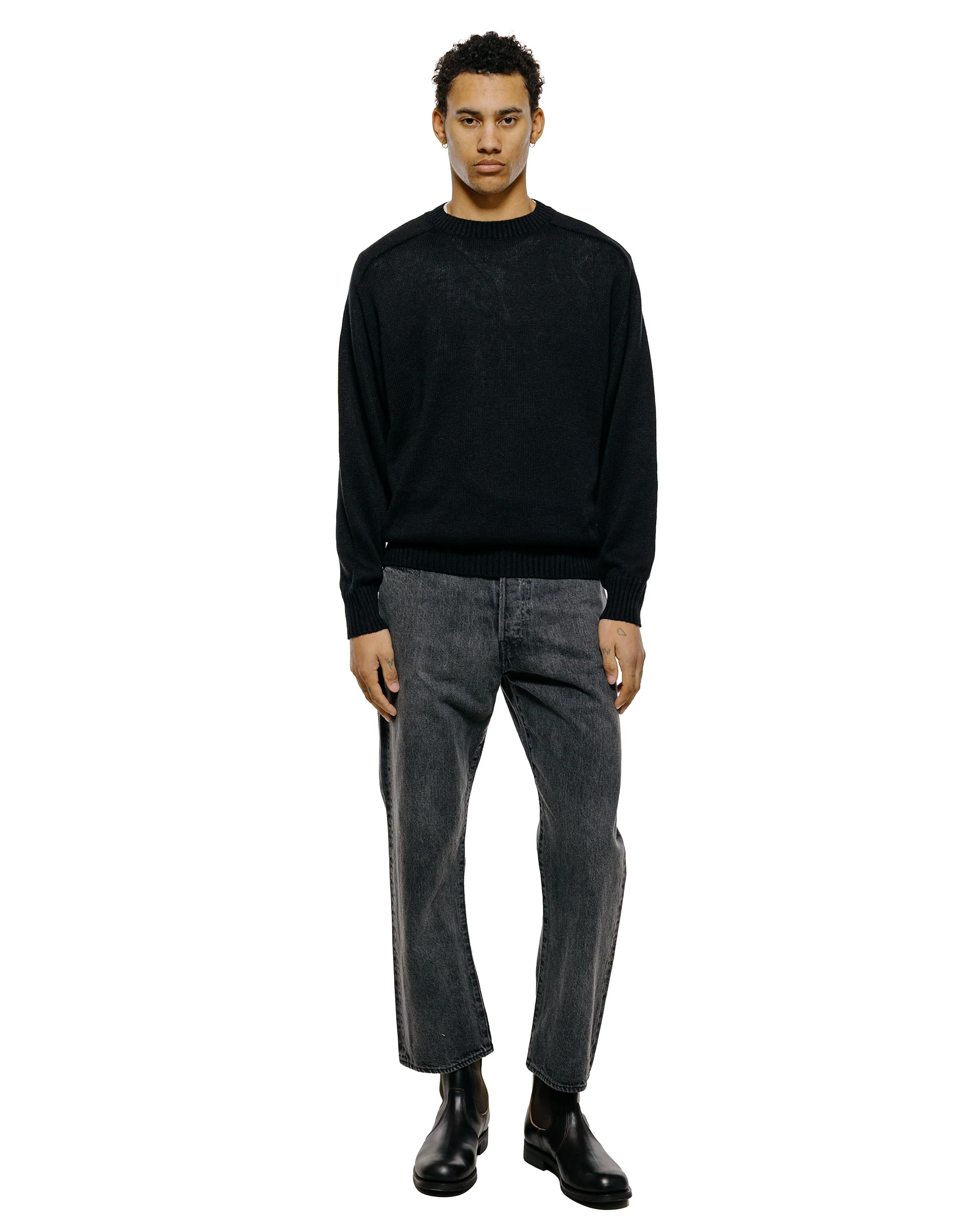 Phigvel Classic Faded Jeans Black Fade - Image 4