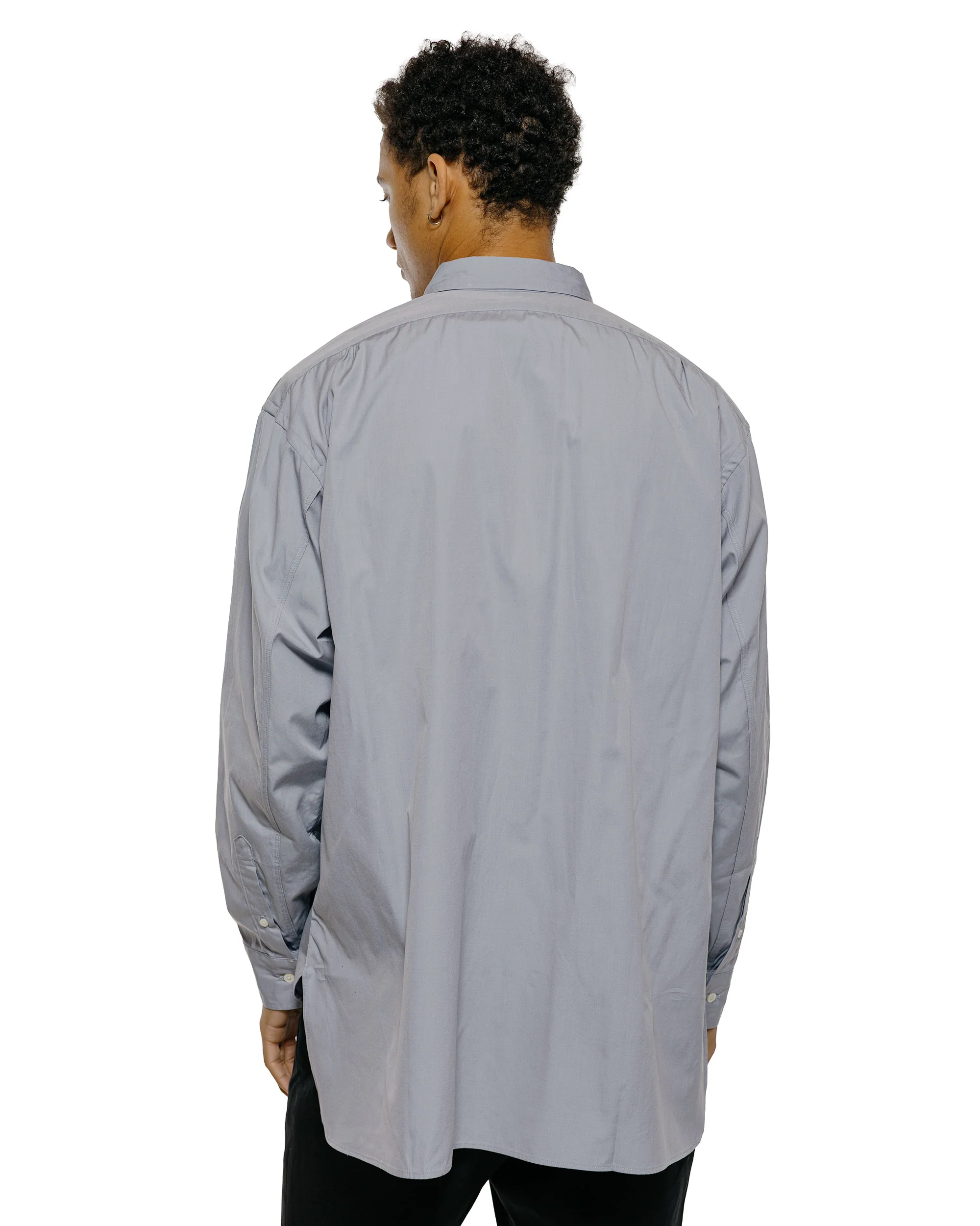 Phigvel Classic Long Dress Shirt Old Sax - Image 3