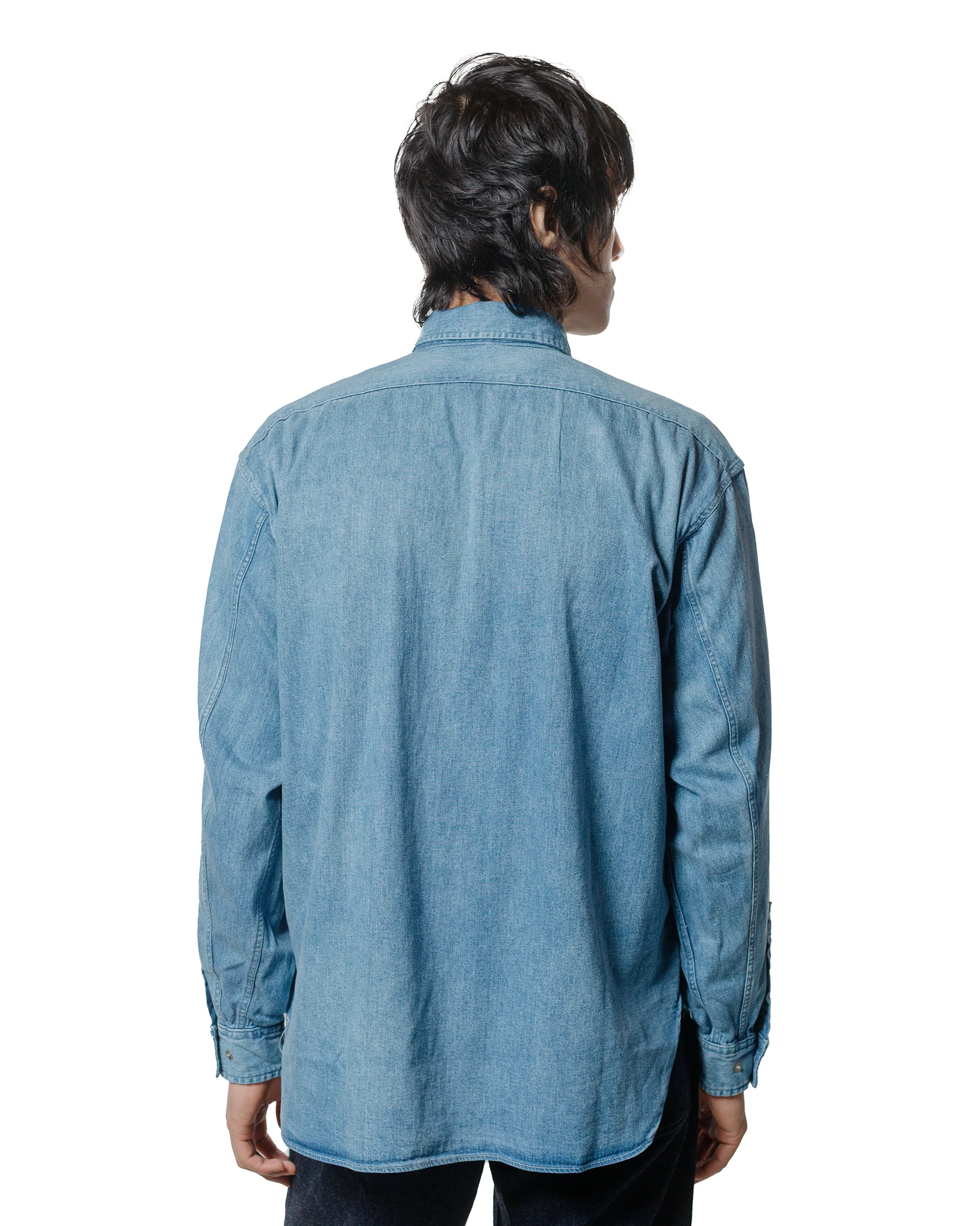 Phigvel Denim Workaday Shirt Indigo (Fade) - Image 3