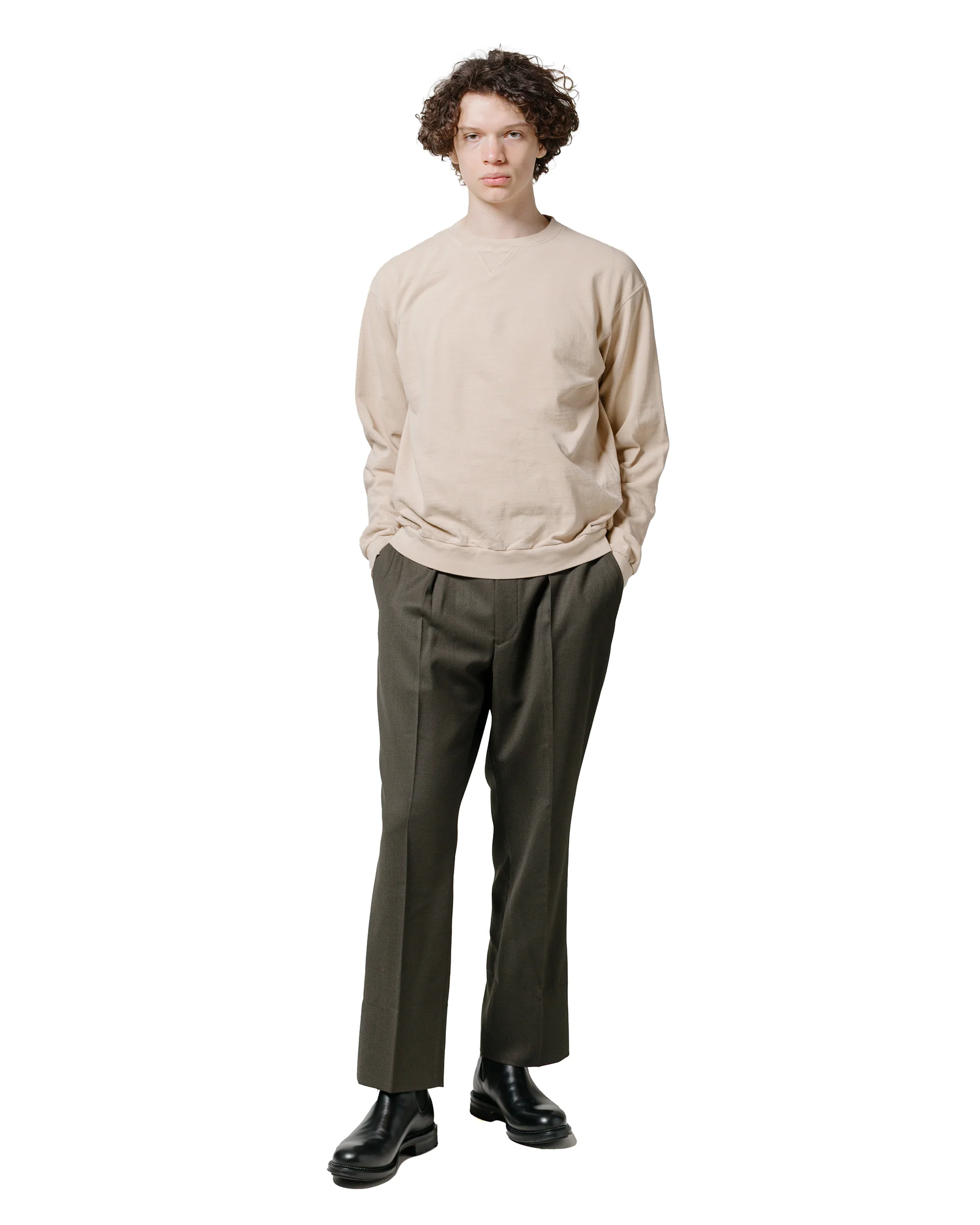 Phigvel Hopsack Safari Trousers Forest - Image 4