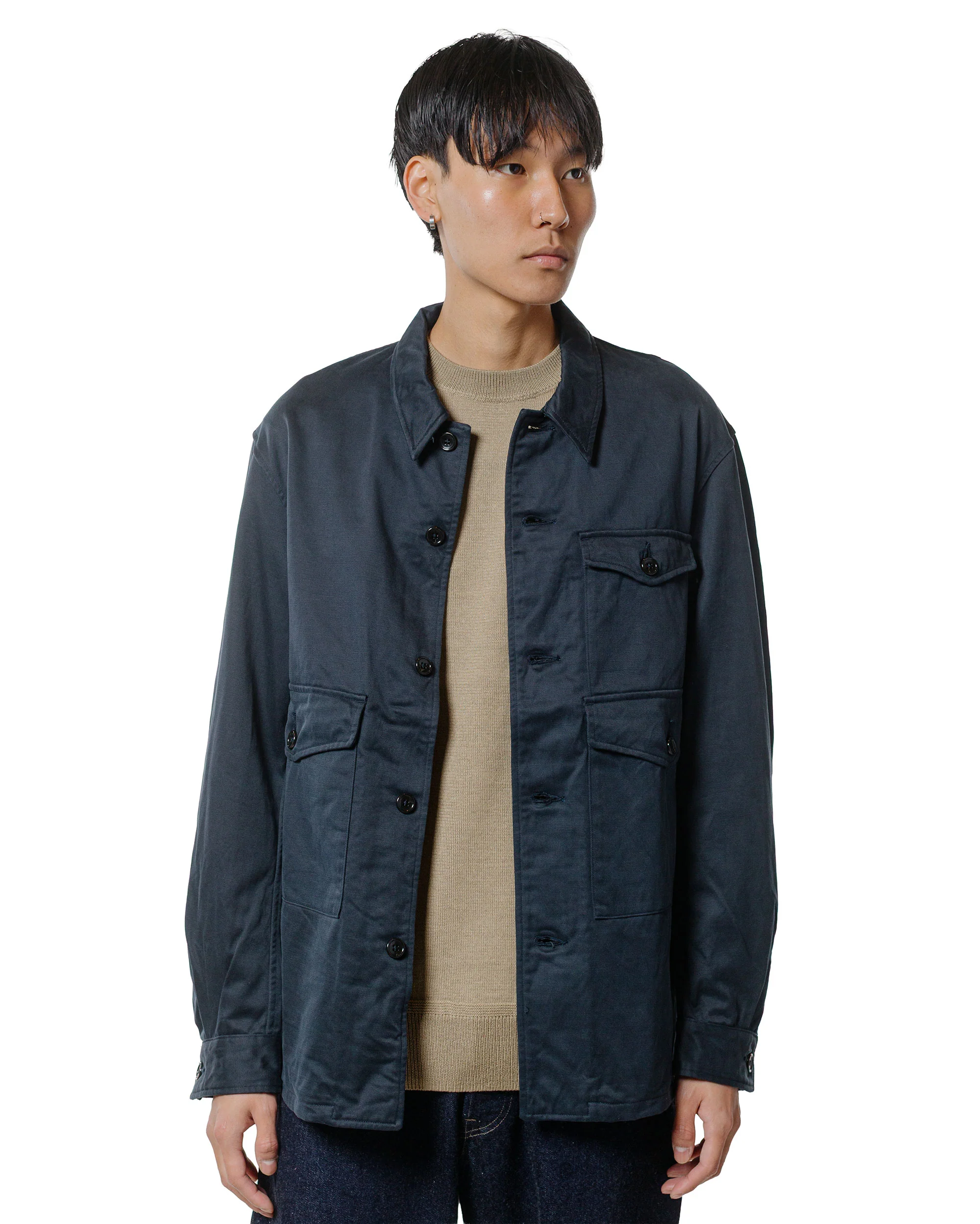 Phigvel Hunting Shirt Jacket Grayish Navy - Image 2