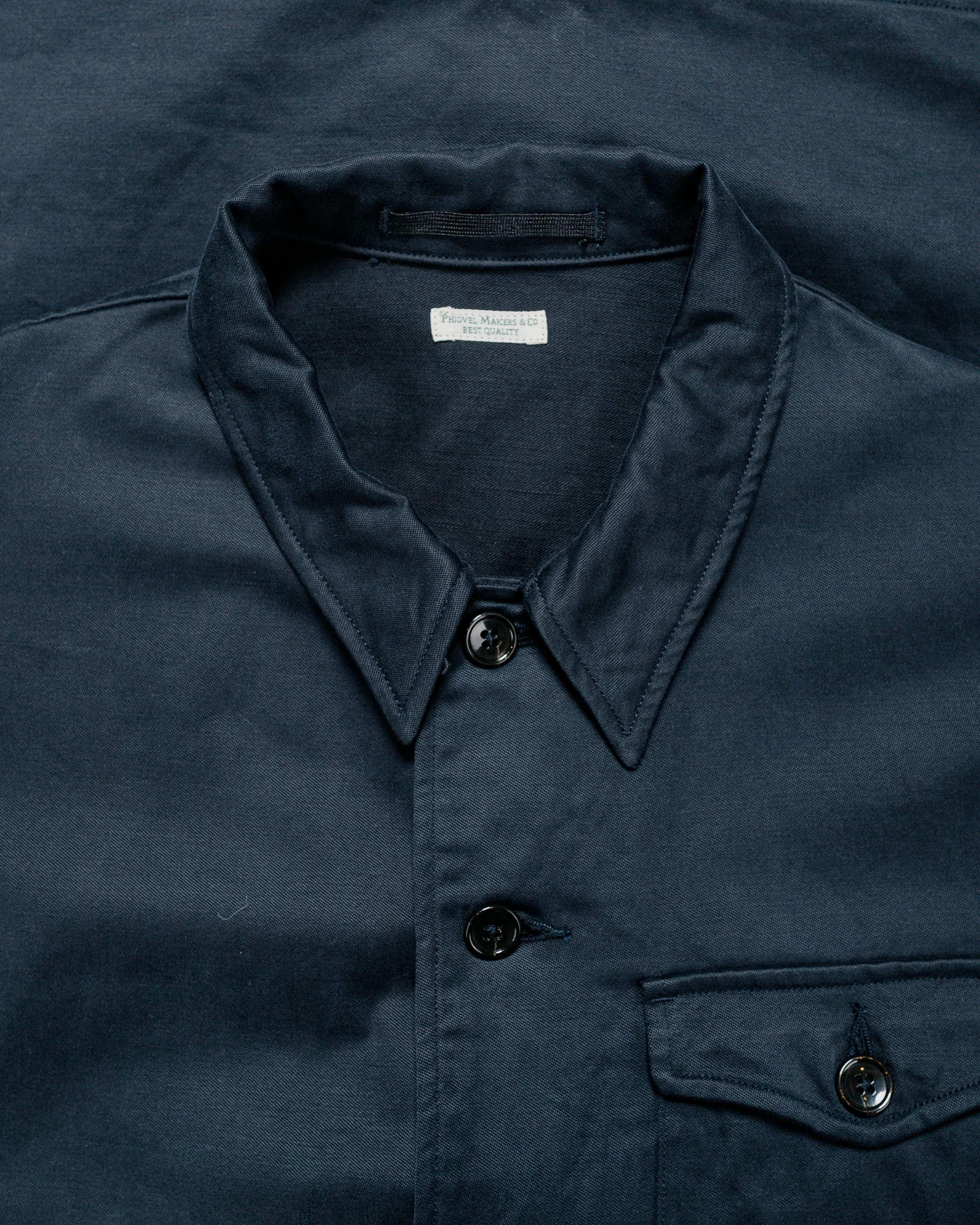 Phigvel Hunting Shirt Jacket Grayish Navy - Image 5
