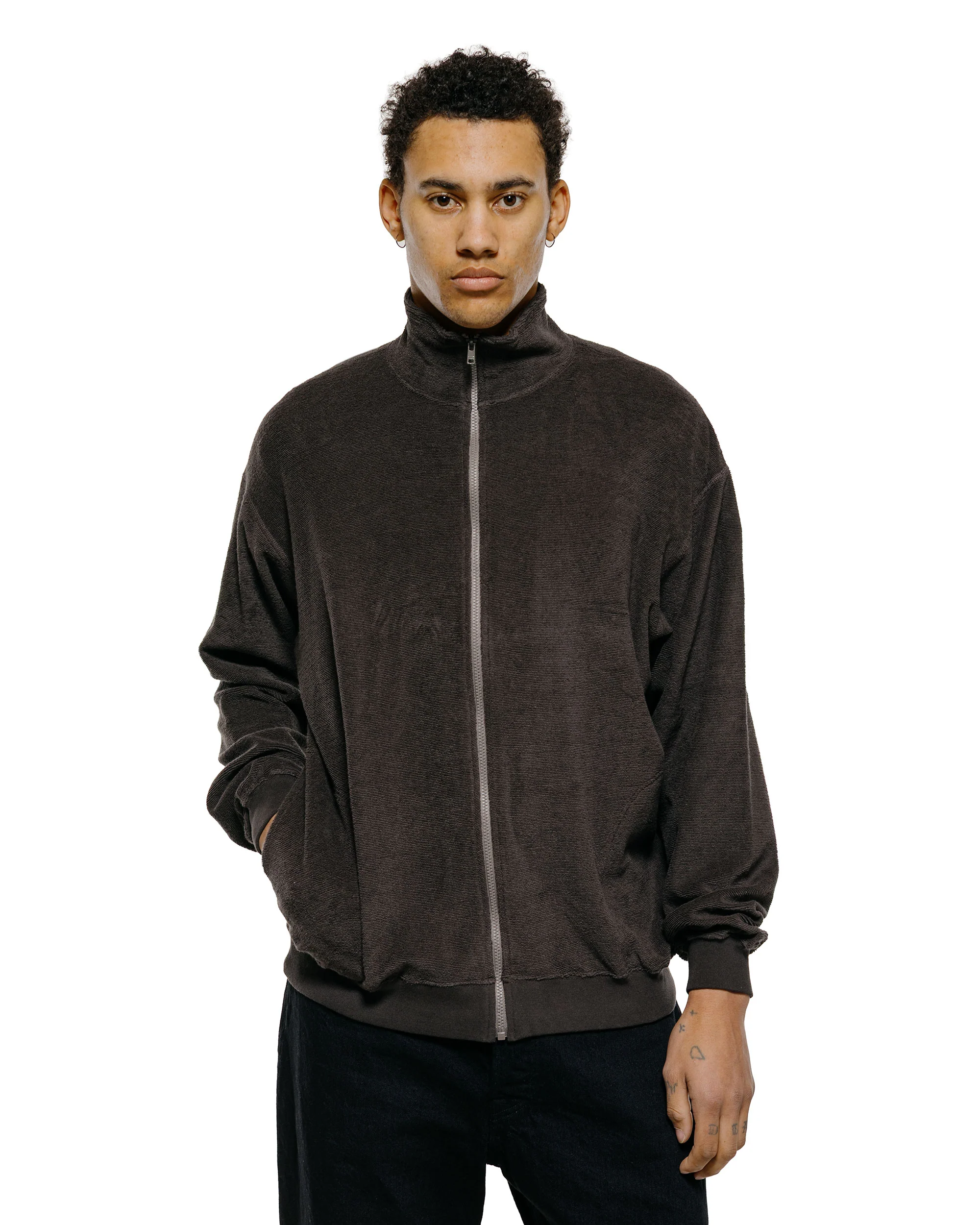 Phigvel Mountaineer Pile Jacket Charcoal - Image 2
