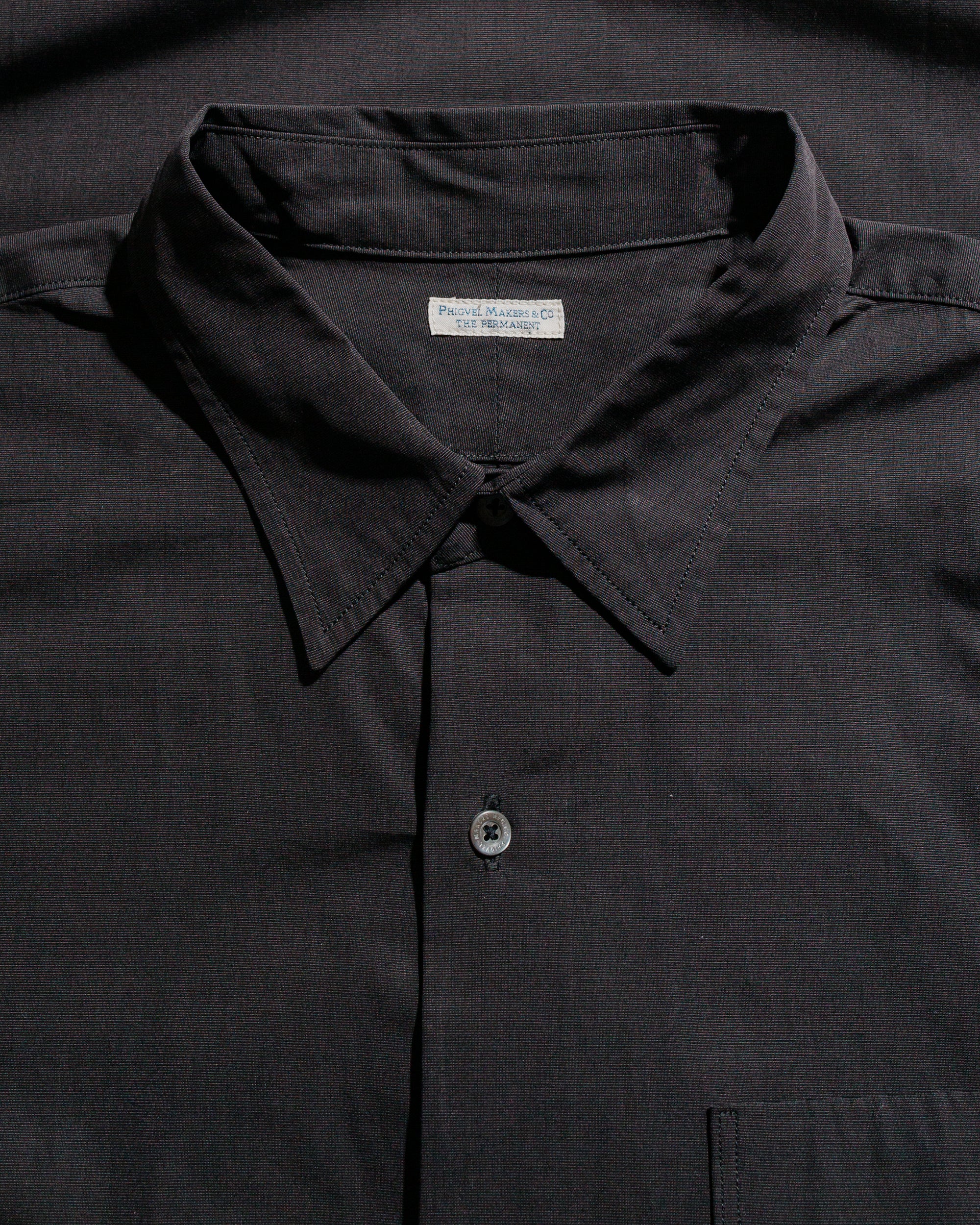 Phigvel Regular Collar Dress Shirt Charcoal - Image 5