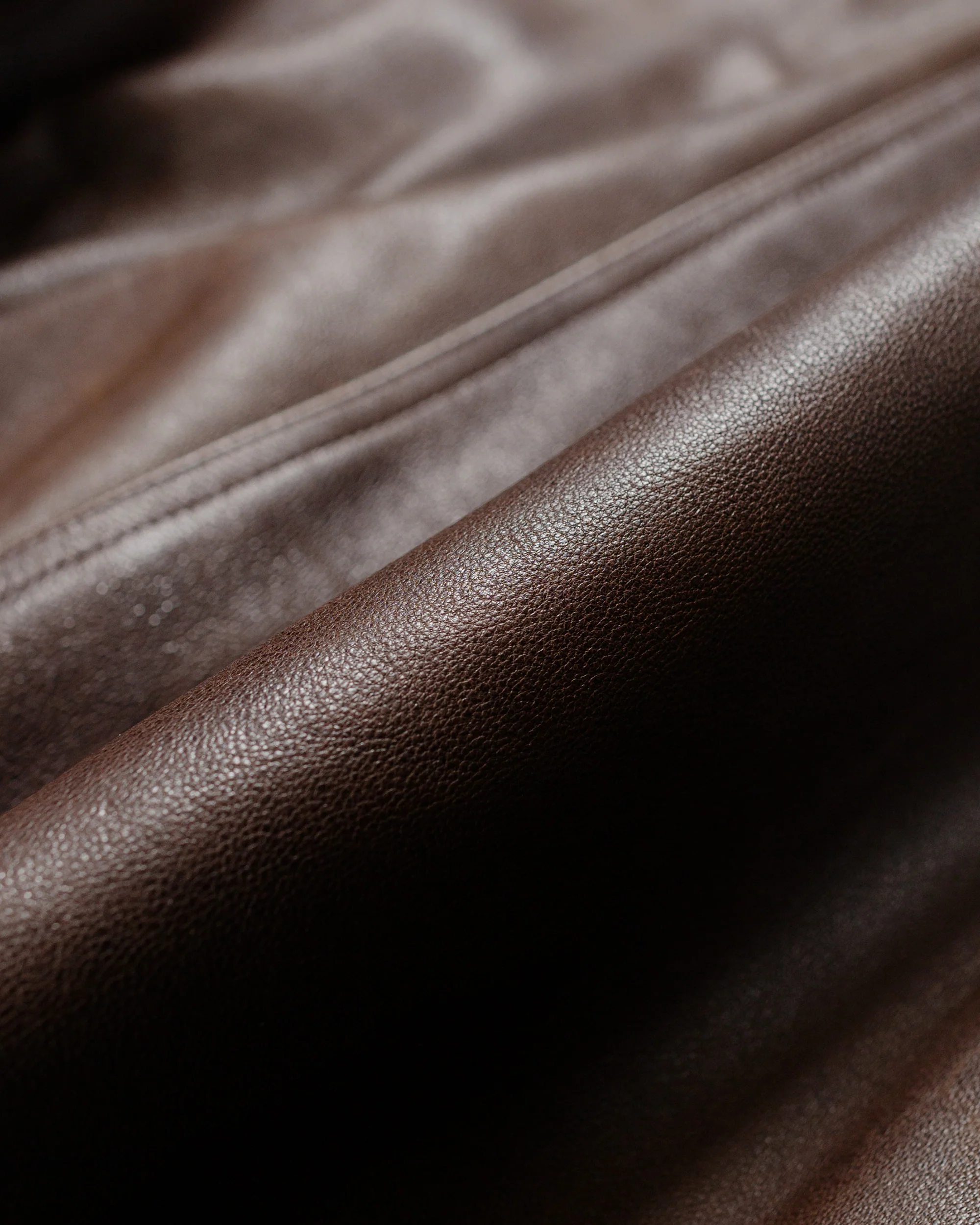 Phigvel Sheepleather Sporting Blouson Dark Brown - Image 7