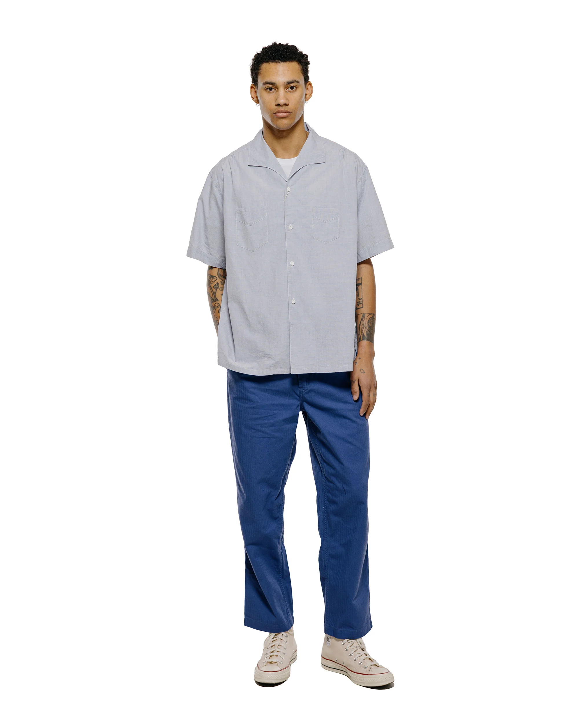 Post O'Alls California Pegtop Mini HBT Blue - Image 4