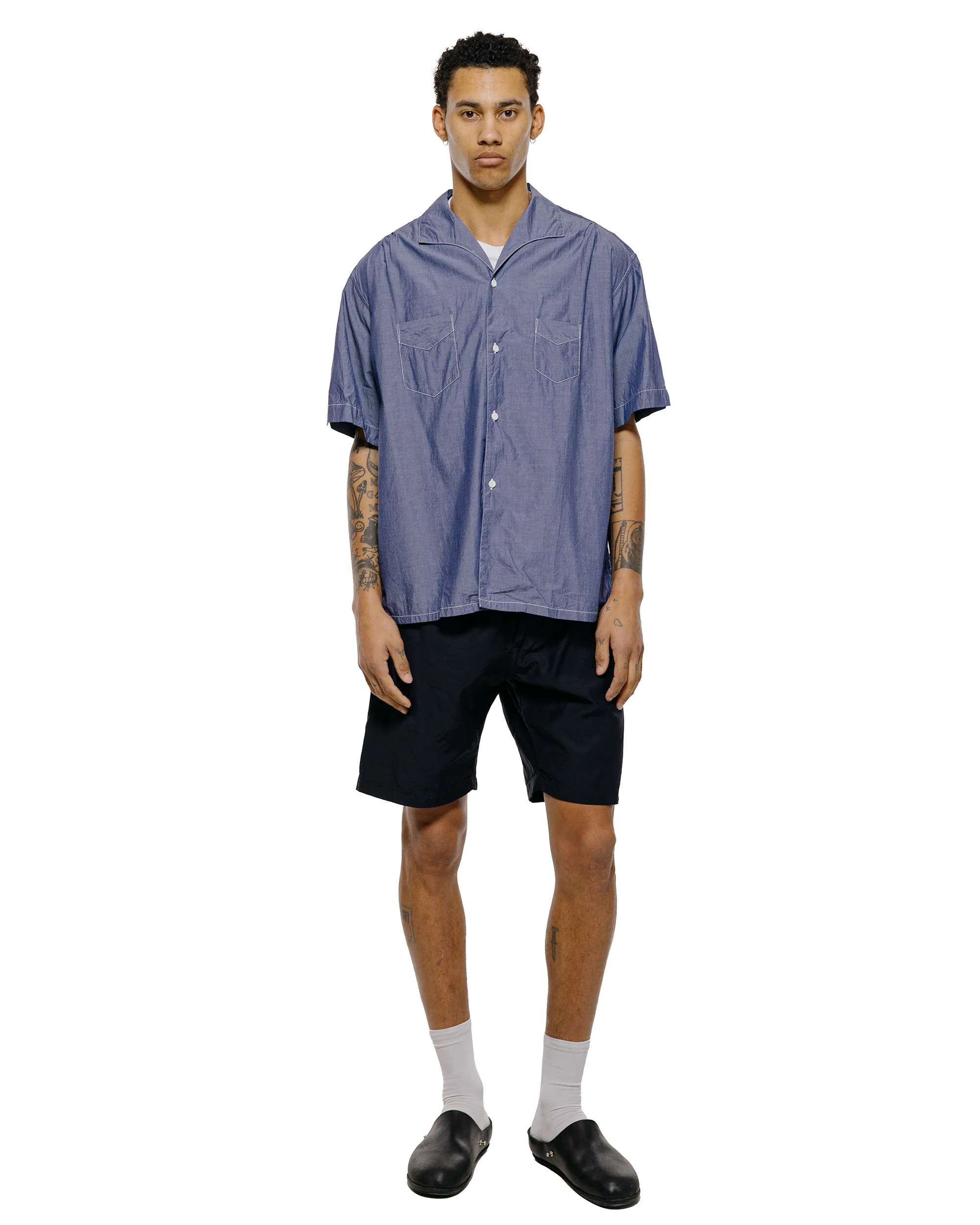 Post O'Alls Fever 2 S/S High Count Broadcloth Blue - Image 4