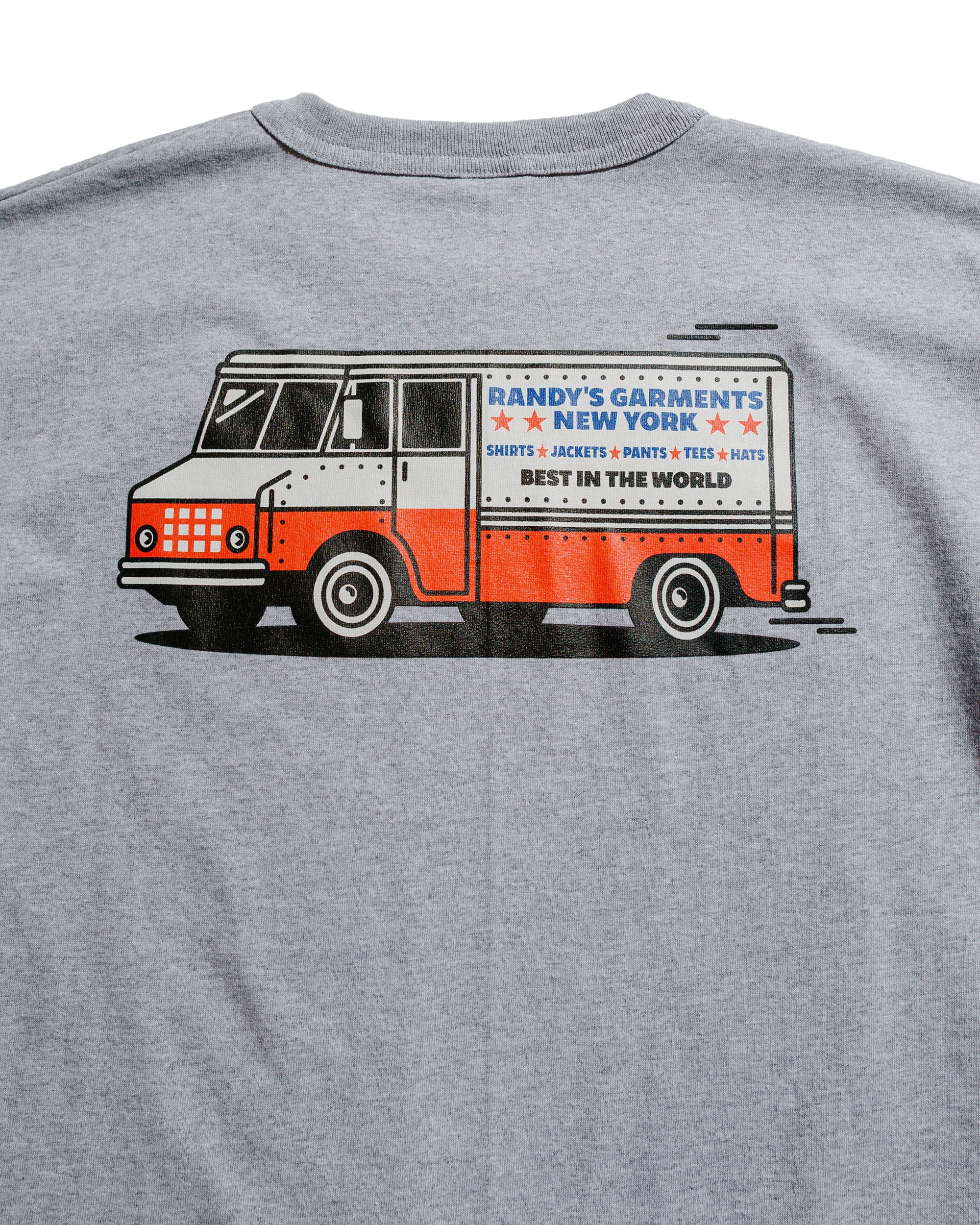 Randy's Garments Box Truck Tee Heather Gray - Image 4